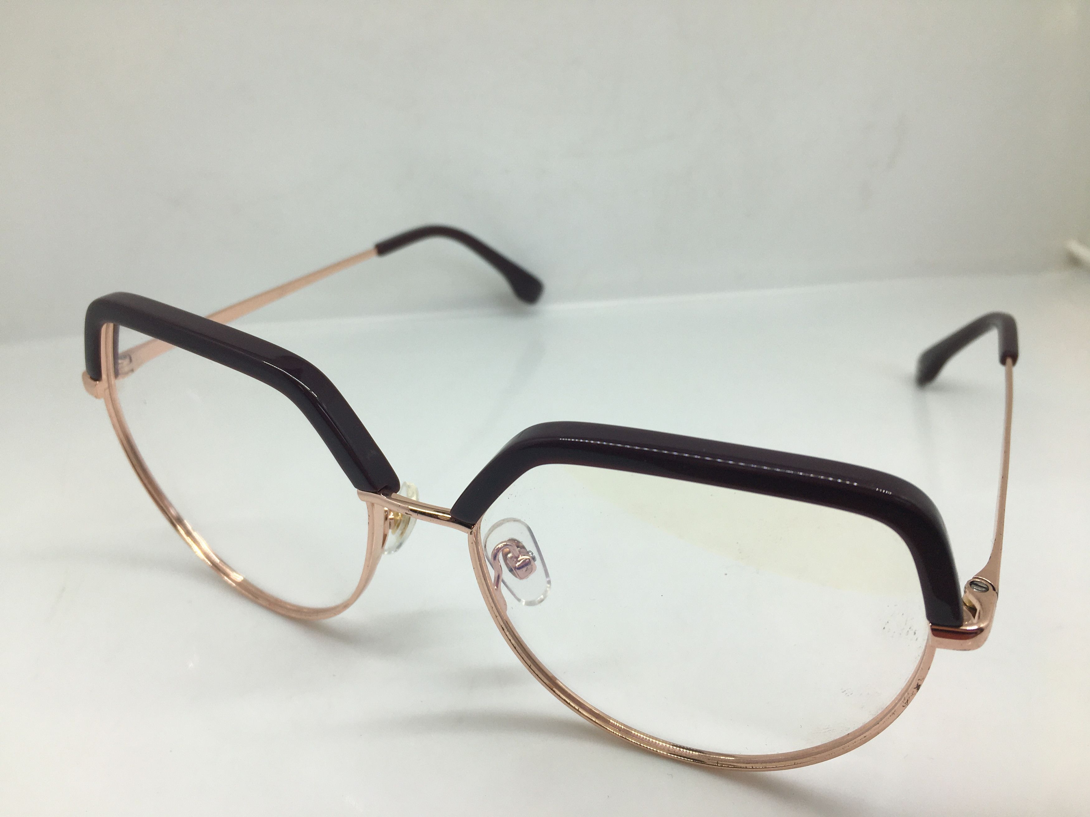 Other Brown Gold Cateye Eyeglasses Frame Size ONE SIZE - 3 Thumbnail