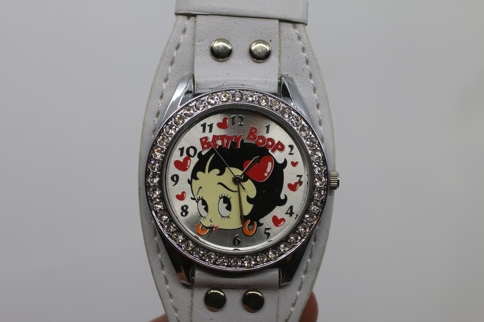 Other King betty boop w/ diamond color style Stones watch white Size ONE SIZE - 10 Thumbnail