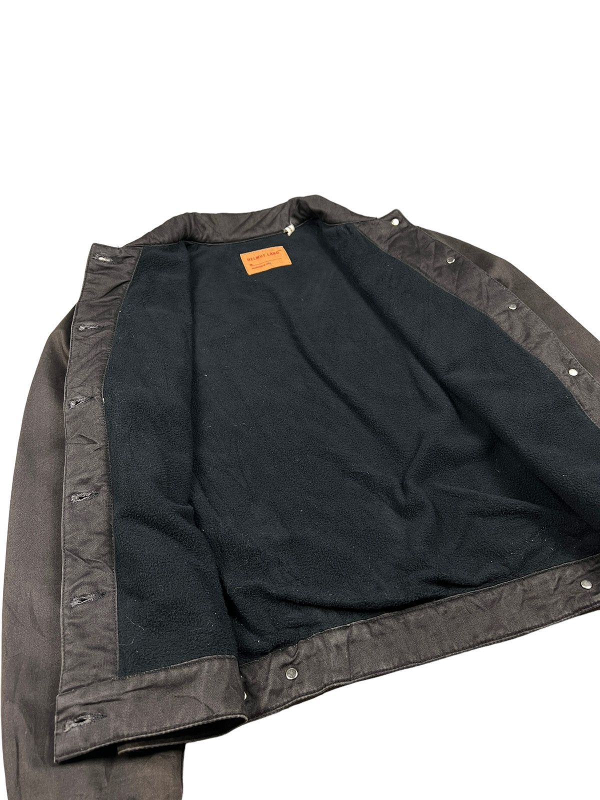 Helmut Lang Archive Vintage 1998 Helmut Lang Lined Trucker Jacket Size S / US 4 / IT 40 - 13 Thumbnail