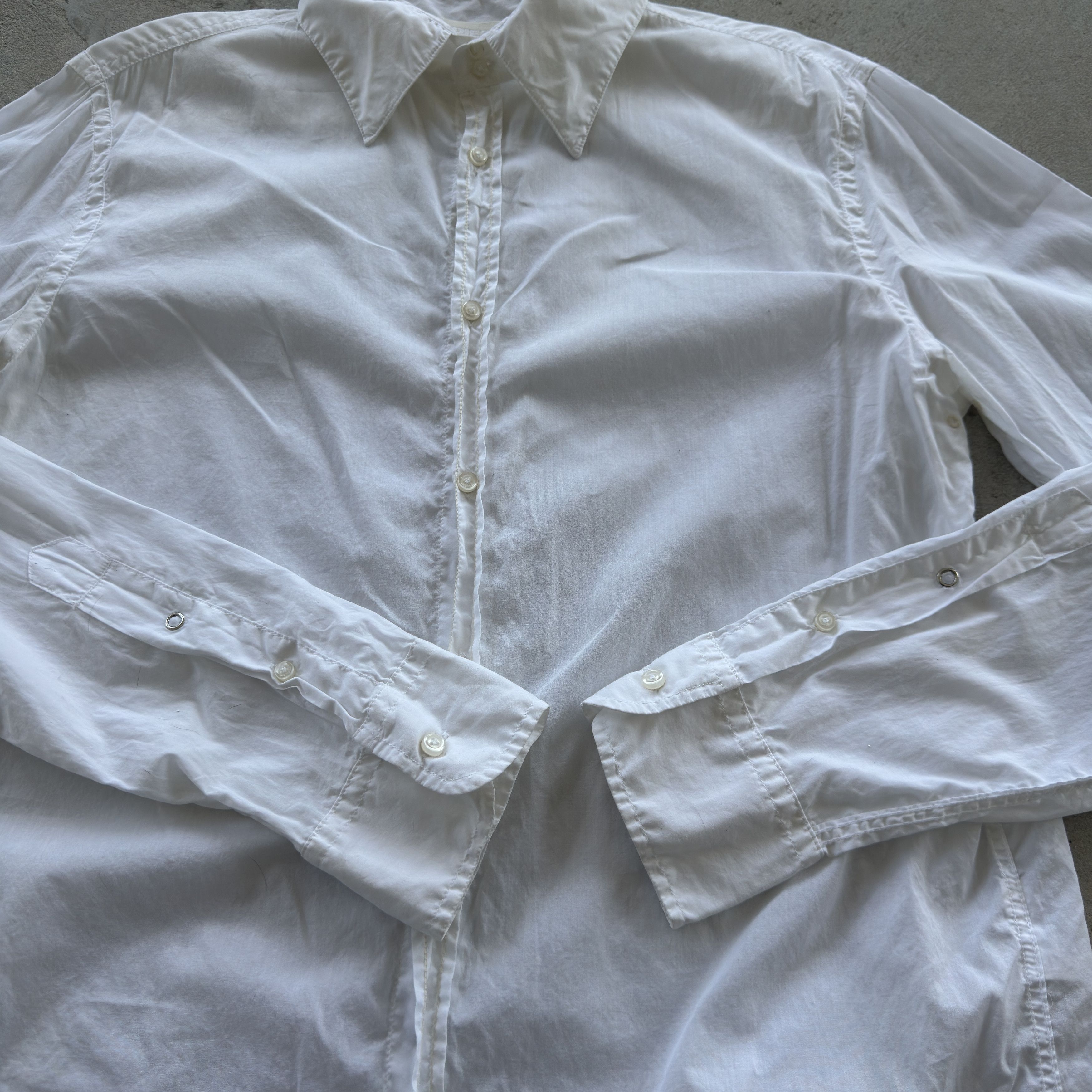 Diesel Diesel White Button Down Cotton Shirt Extra Large XL Size US XL / EU 56 / 4 - 4 Thumbnail