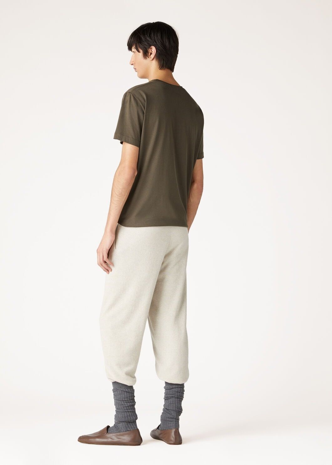 Loro Piana o1w1db10725 FAF6128 Soft T-Shirt in Military Green Size US S / EU 44-46 / 1 - 5 Thumbnail