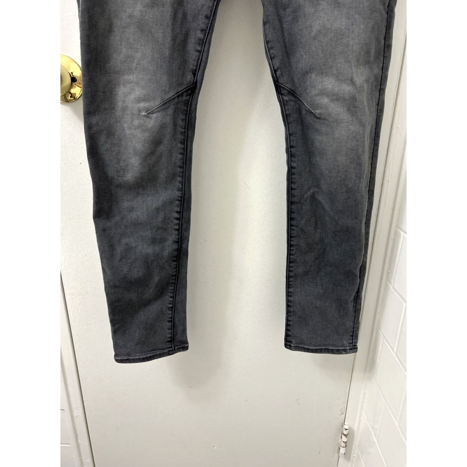 Vintage G-Star RAW Jeans Mens 30x30 Gray D Staq 3D Slim Premium Italian Denim Cotton Jeans Slim Men Gray 30 Inseam 30 Button Pockets Style Skinny Vintage No Size US 30 / EU 46 - 3 Thumbnail
