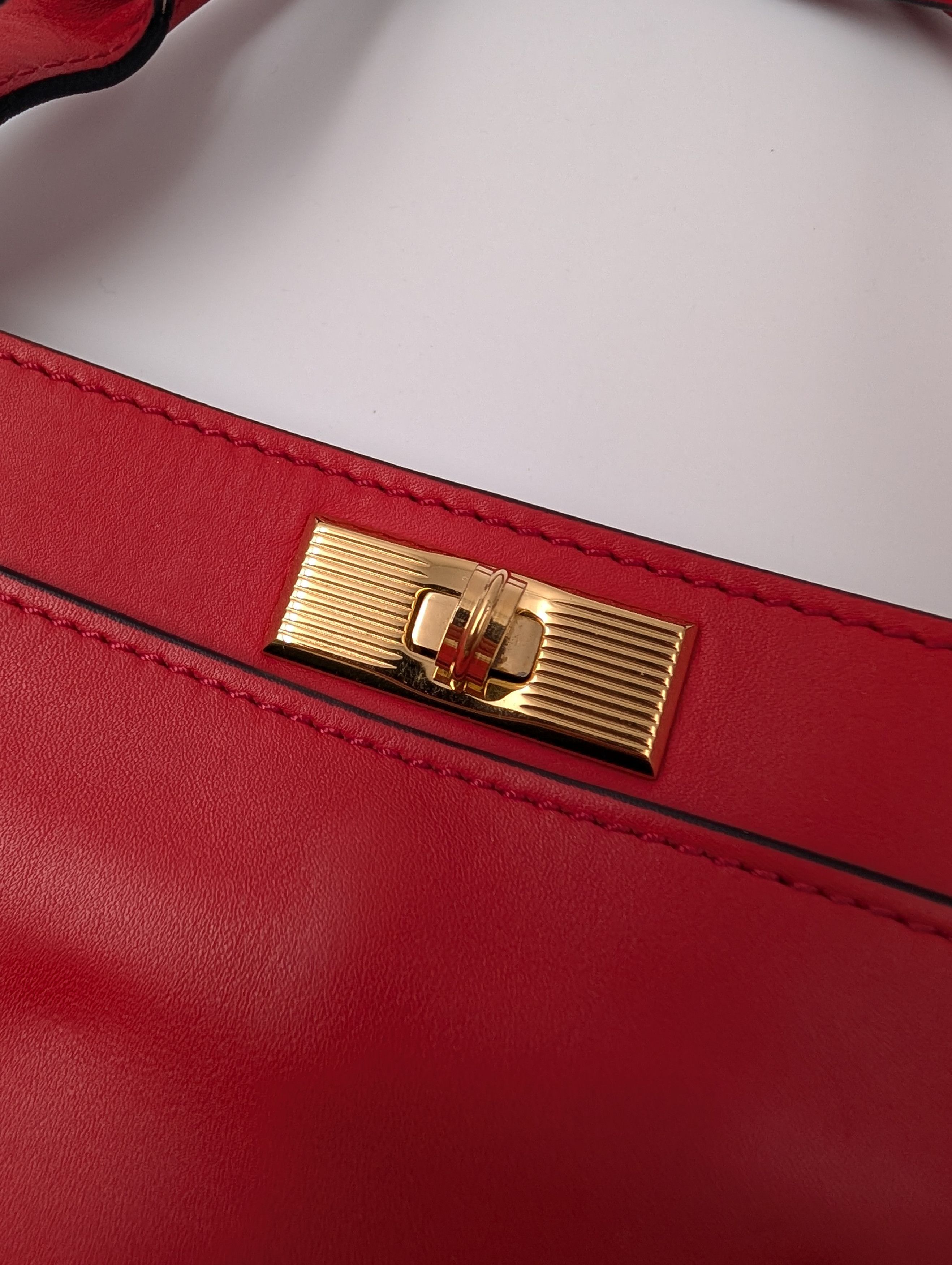 Marni Marni Red Leather Handbag With Shoulder Strap Size ONE SIZE - 2 Thumbnail