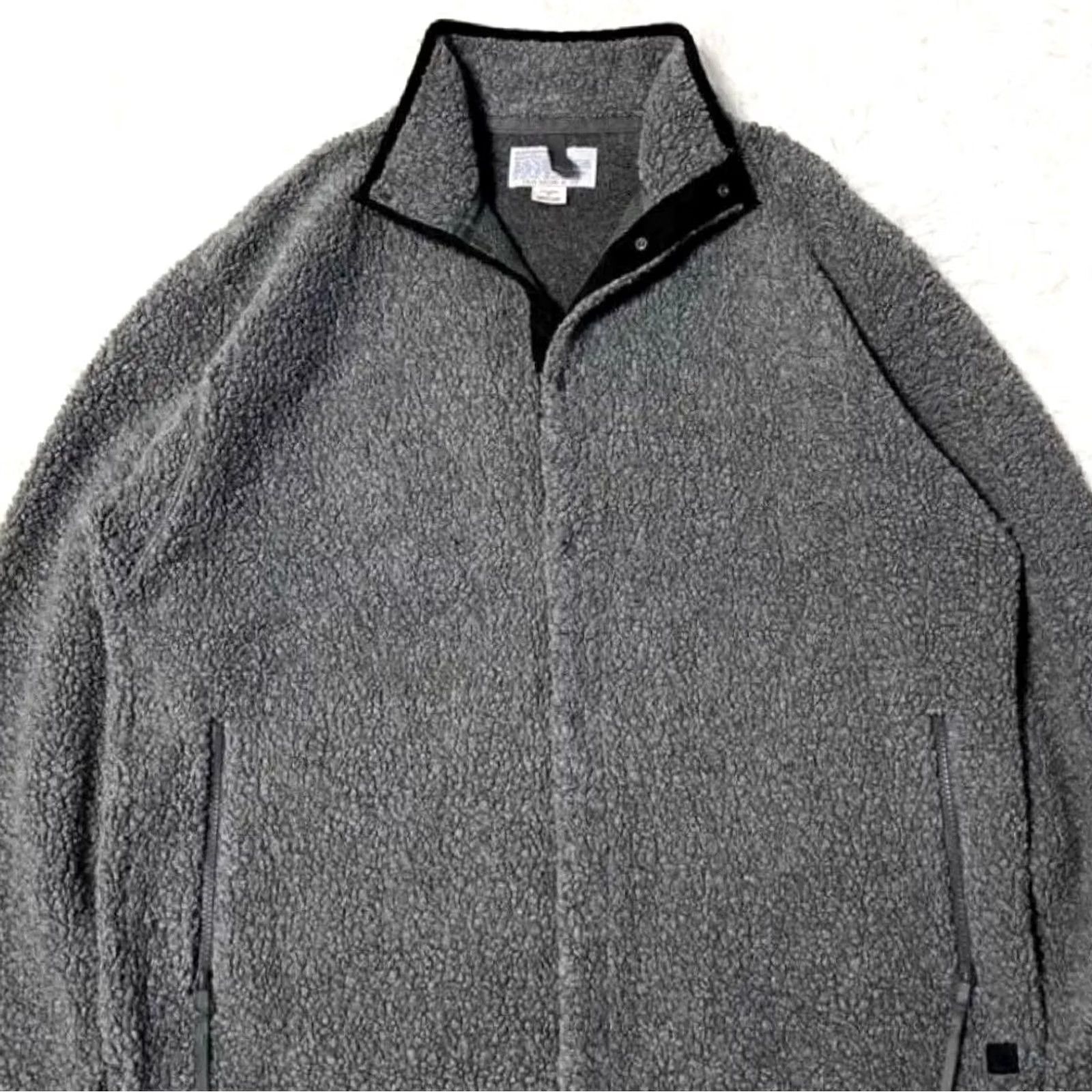 Vintage Nanamica Fleece Jacket Mens M Charcoal Gray/Black in Brown, Men's — image 4 of 6