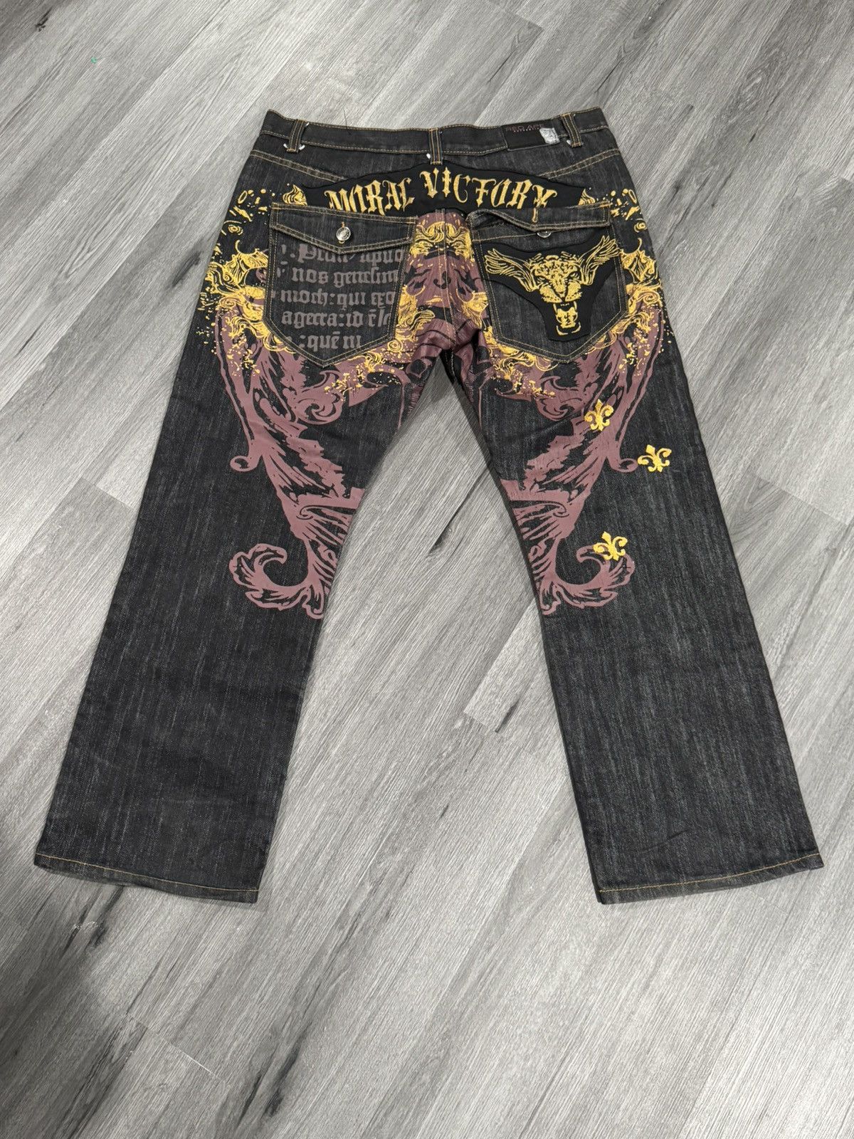 Other Vintage Red Ape Jeans Mens 38x33 Moral Victory Lion Size US 40 / EU 56 - 1 Thumbnail