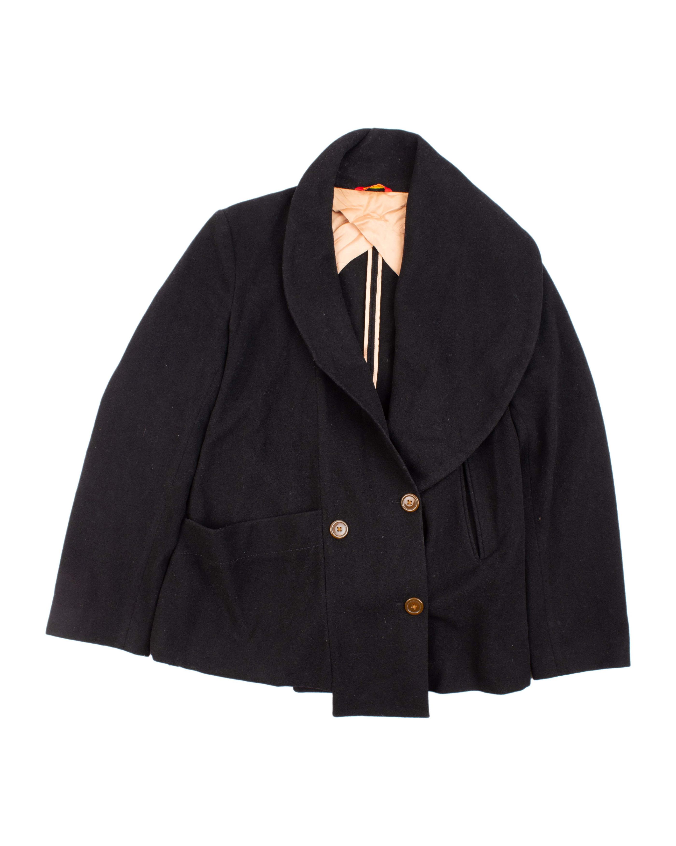 image of Ladies Vivienne Westwood Red Label Classic Short Wool Jacket in Black, Women's (Size Large)