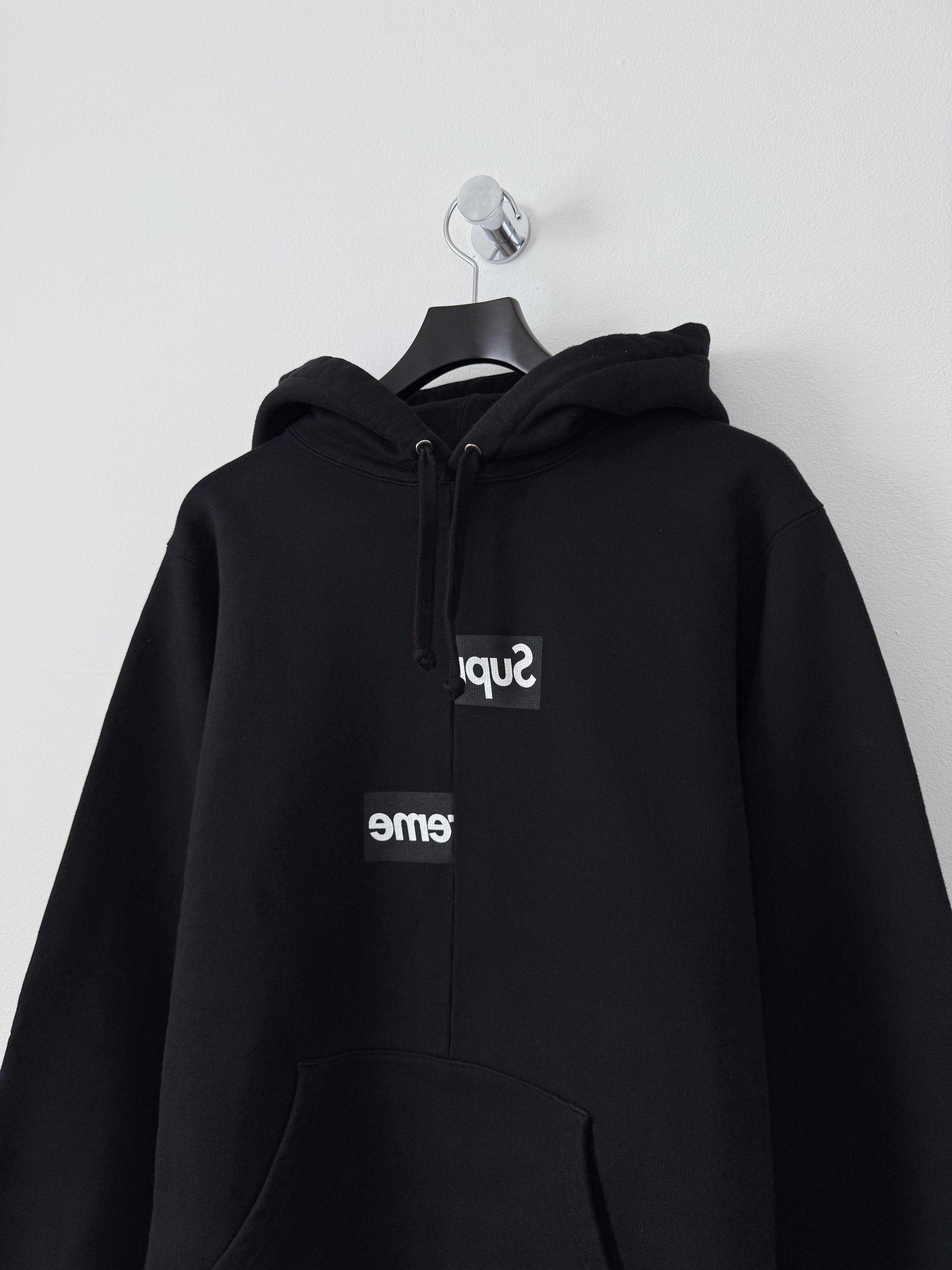 Comme des Garcons SHIRT × Supreme Split Box Logo Bogo Hoodie Size US M / EU 48-50 / 2 - 4 Thumbnail