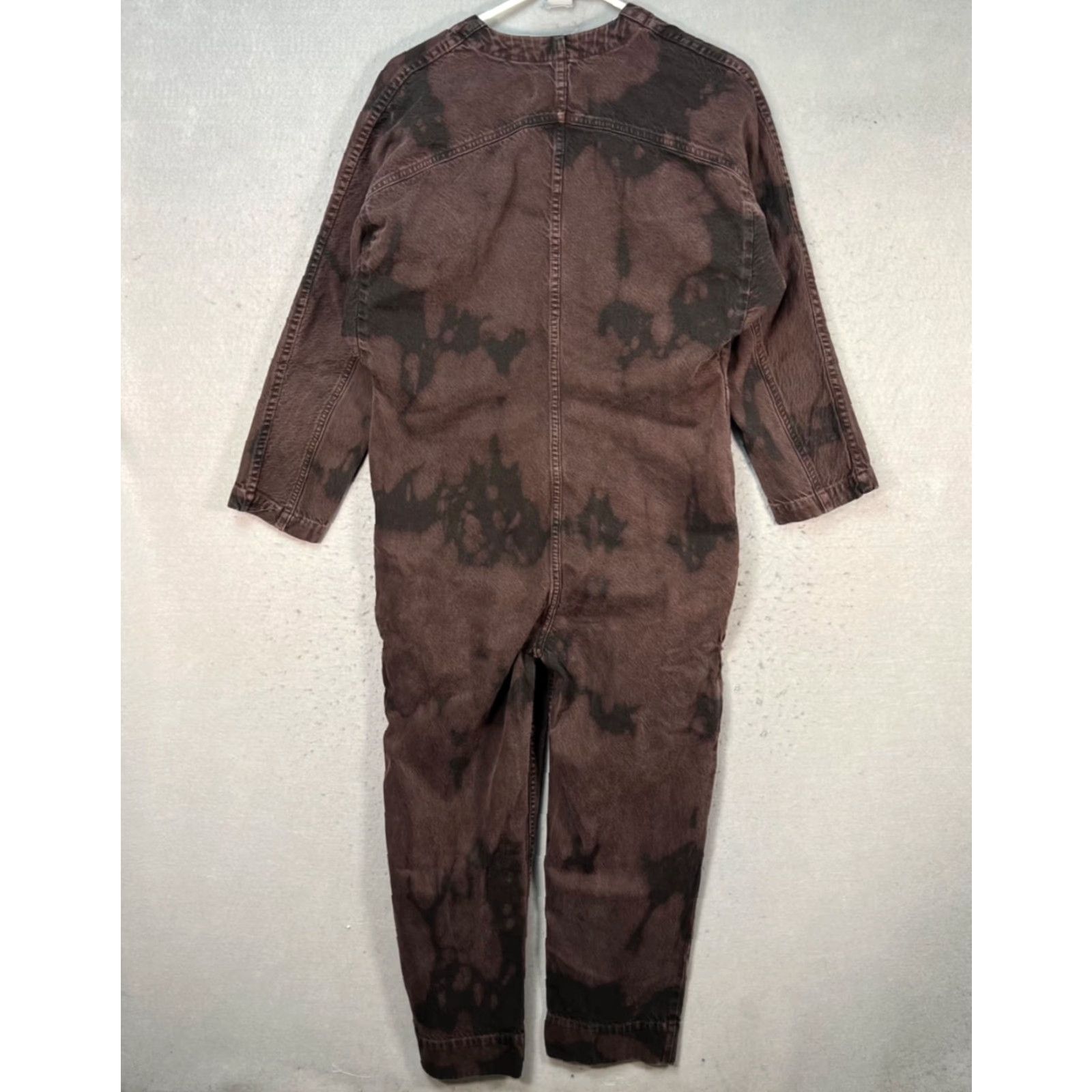 Mara Hoffman Mara Hoffman Womens One-Piece Jumpsuit - XXS Organic Cotton Tie-Dye Casual Summer Brown/Black - 2XS Size 24" / US 00 / IT 34 - 2 Thumbnail