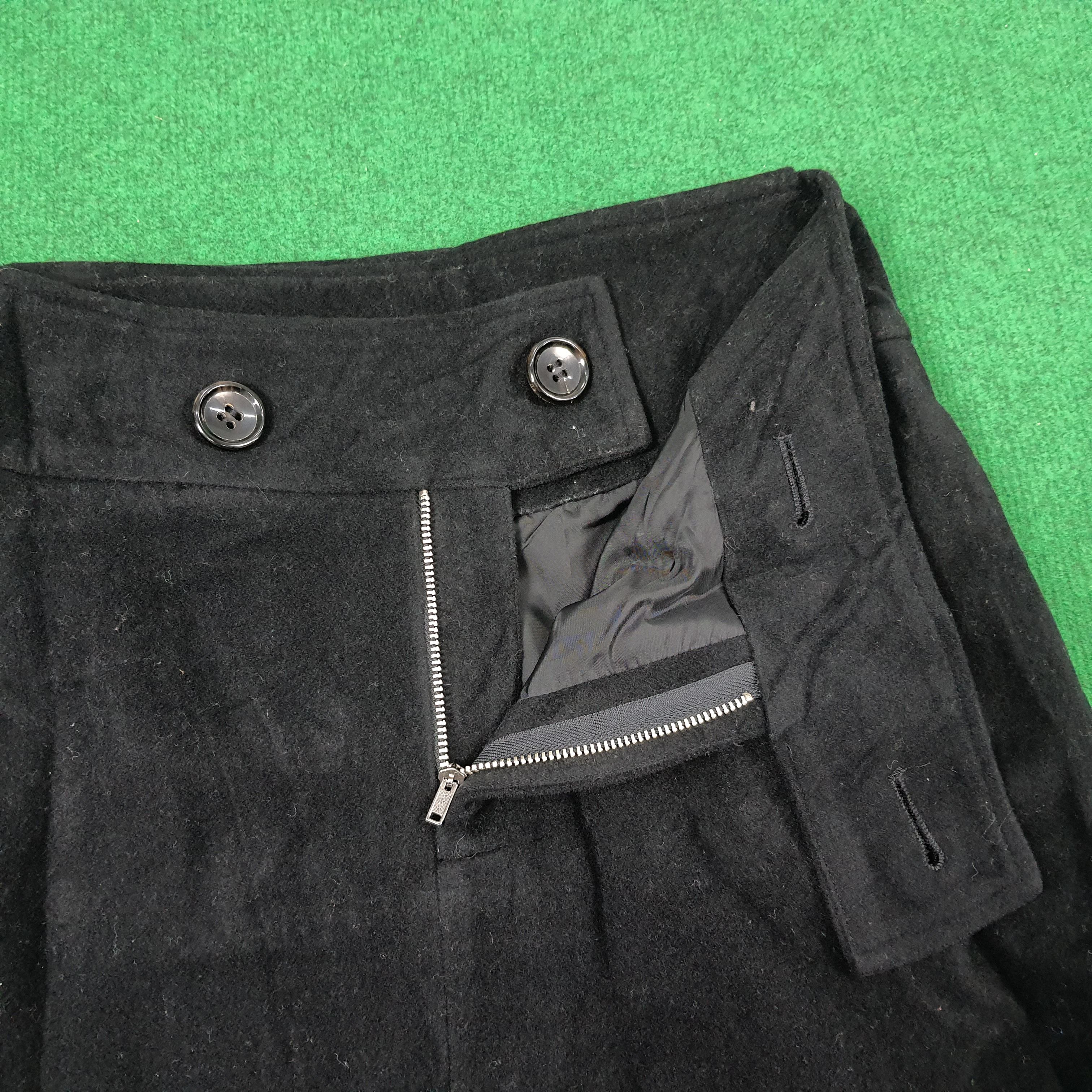 Vintage Vintage Y's by Yohji Yamamoto Pocket Wool Skirts C172N5 Size 26" / US 2 / IT 38 - 6 Thumbnail