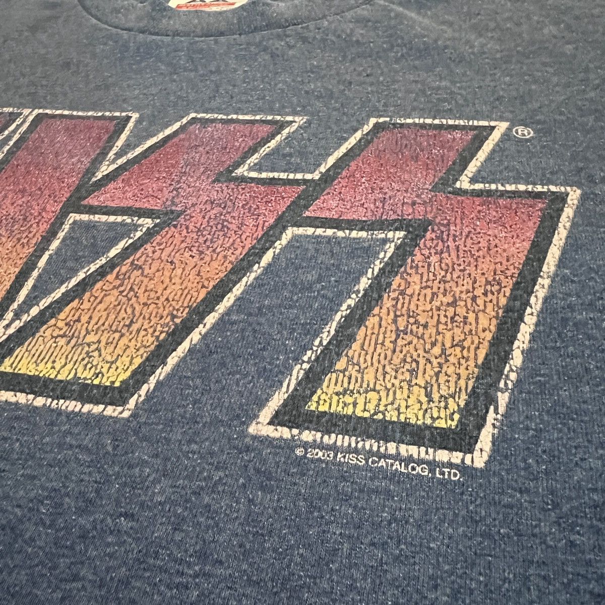 Band Tees × KISS × Vintage Vintage 2000s Kiss Promo Tee XL Faded Size US XL / EU 56 / 4 - 3 Thumbnail
