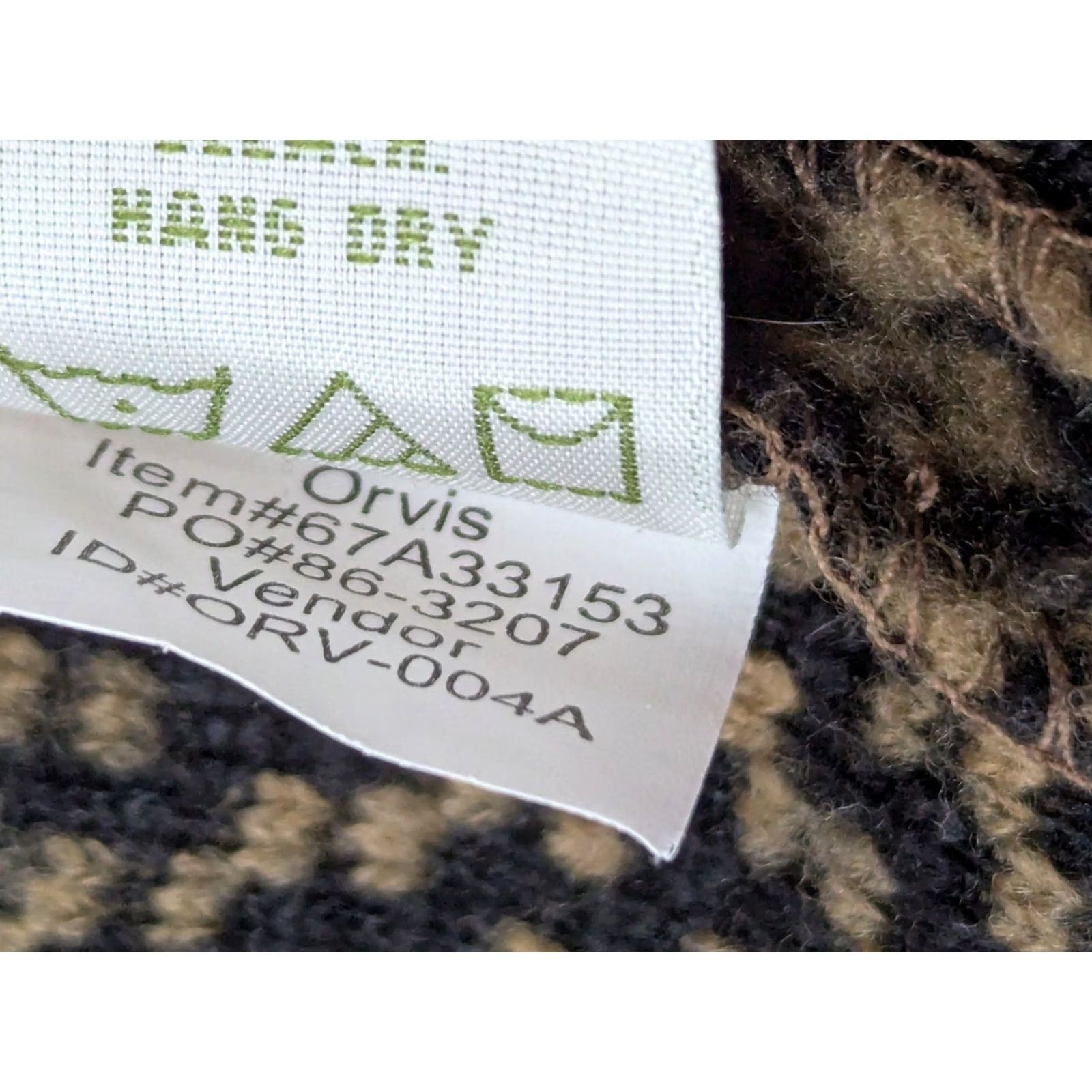 Orvis Orvis Fleece Sherpa Houndstooth Cardigan, Women XL Size XL / US 12-14 / IT 48-50 - 6 Thumbnail