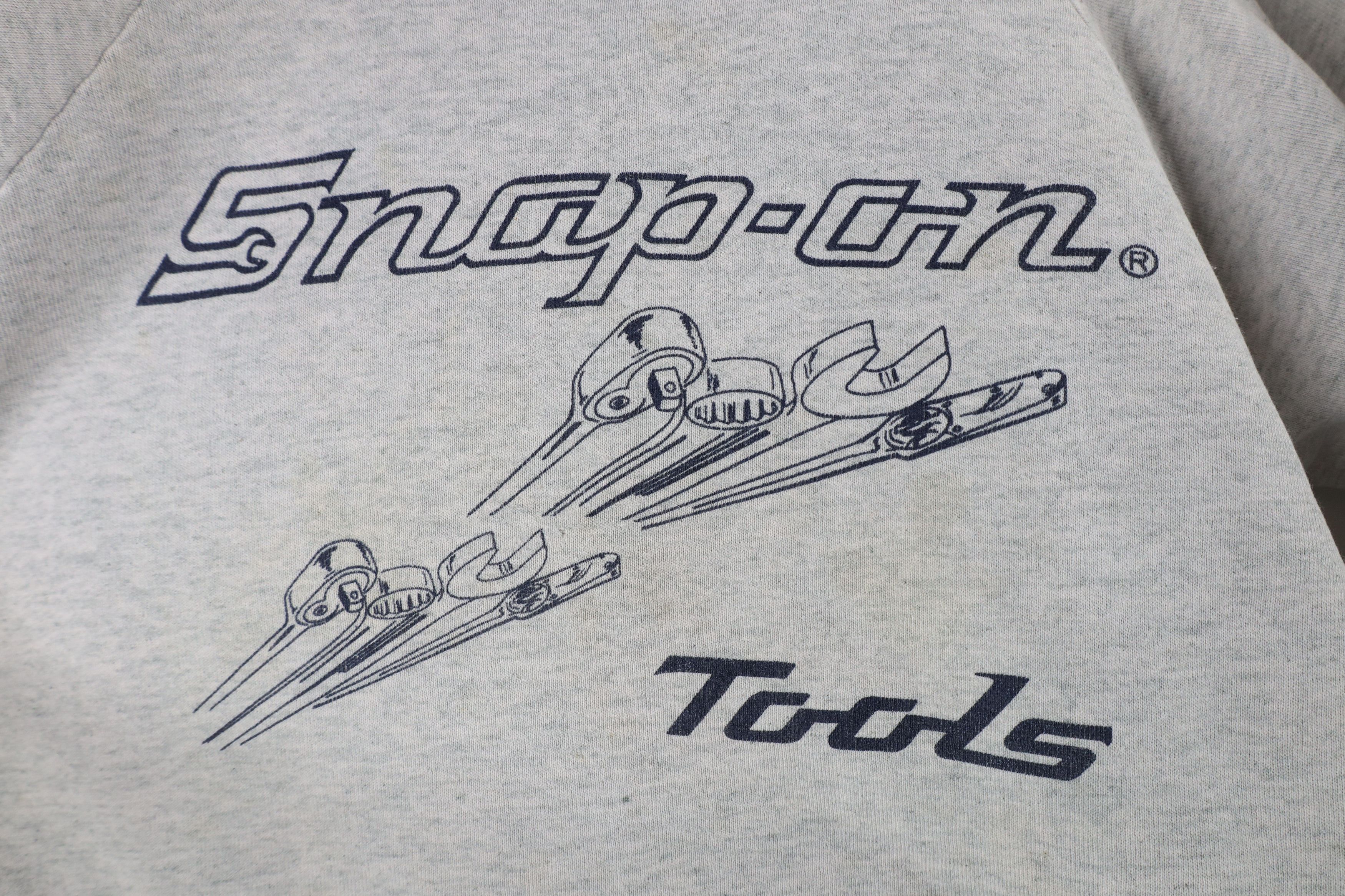 Vintage Vintage 90s Spell Out Snap On Tools Crewneck Sweatshirt USA Size US XL / EU 56 / 4 - 4 Thumbnail