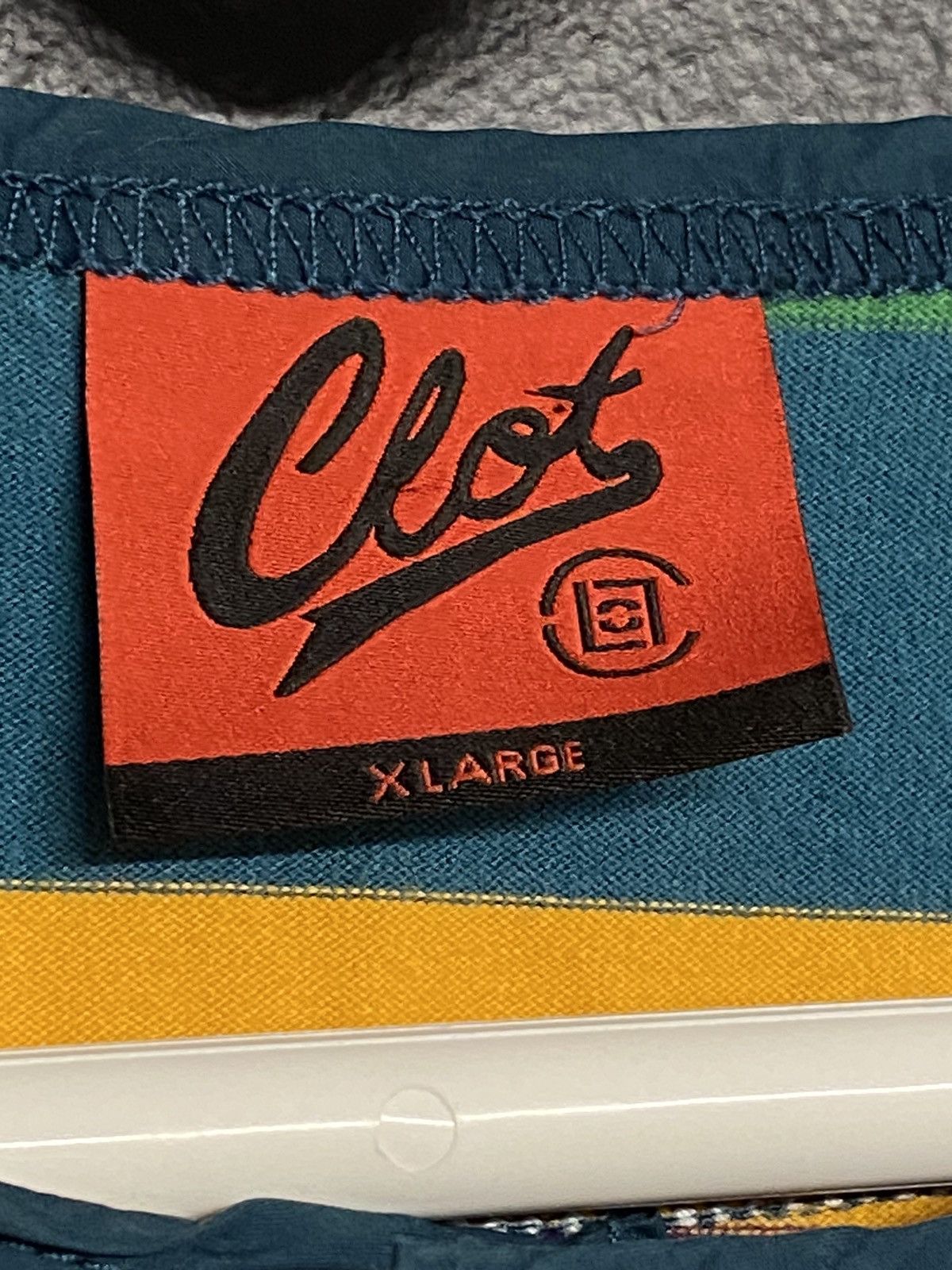 CLOT CLOT multi color Striped T-shirt Size US XL / EU 56 / 4 - 6 Thumbnail