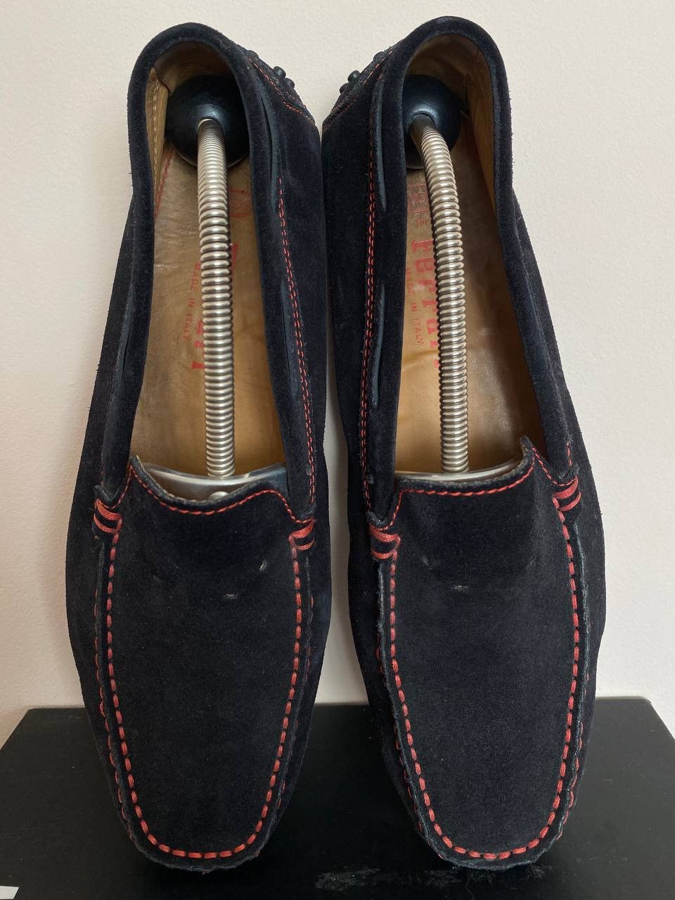Tod's Tod's For Ferrari Black Suede Slip On Loafers Size 10 Size US 10 / EU 43 - 6 Thumbnail