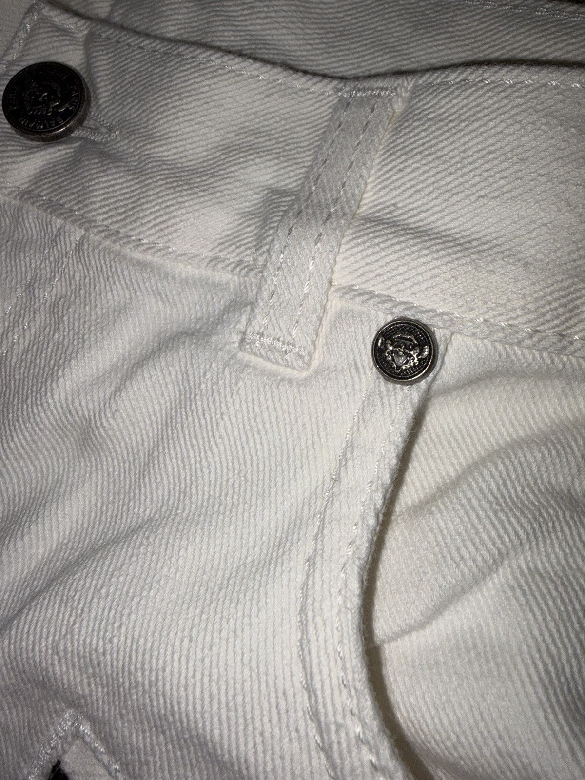 Balmain White Balmain Biker Denim Size US 34 / EU 50 - 13 Thumbnail