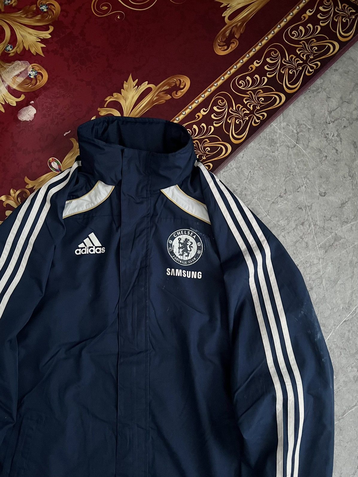Adidas (SOLD OUT) 00s Adidas Chelsea Track Jacket Size US L / EU 52-54 / 3 - 2 Thumbnail