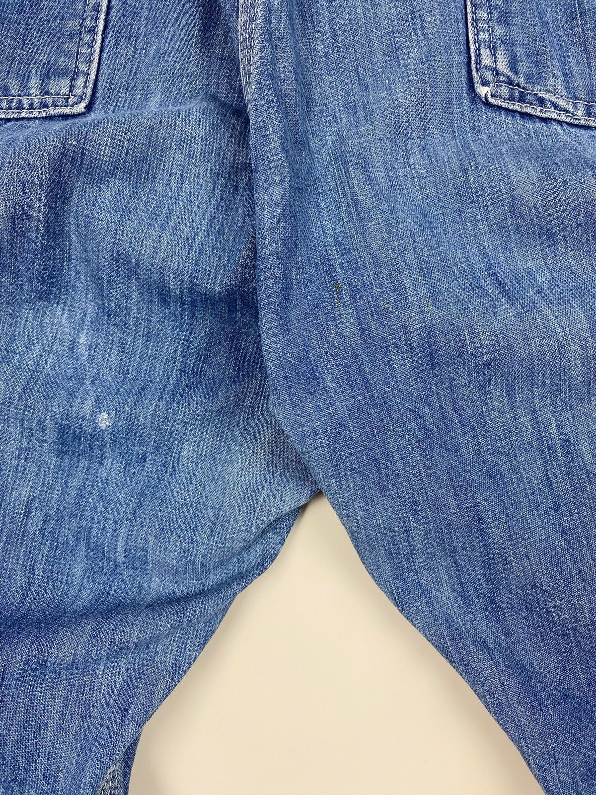 Vintage 1980’s Vintage Big Smith Blue Denim Bib Overalls Size US 34 / EU 50 - 19 Thumbnail