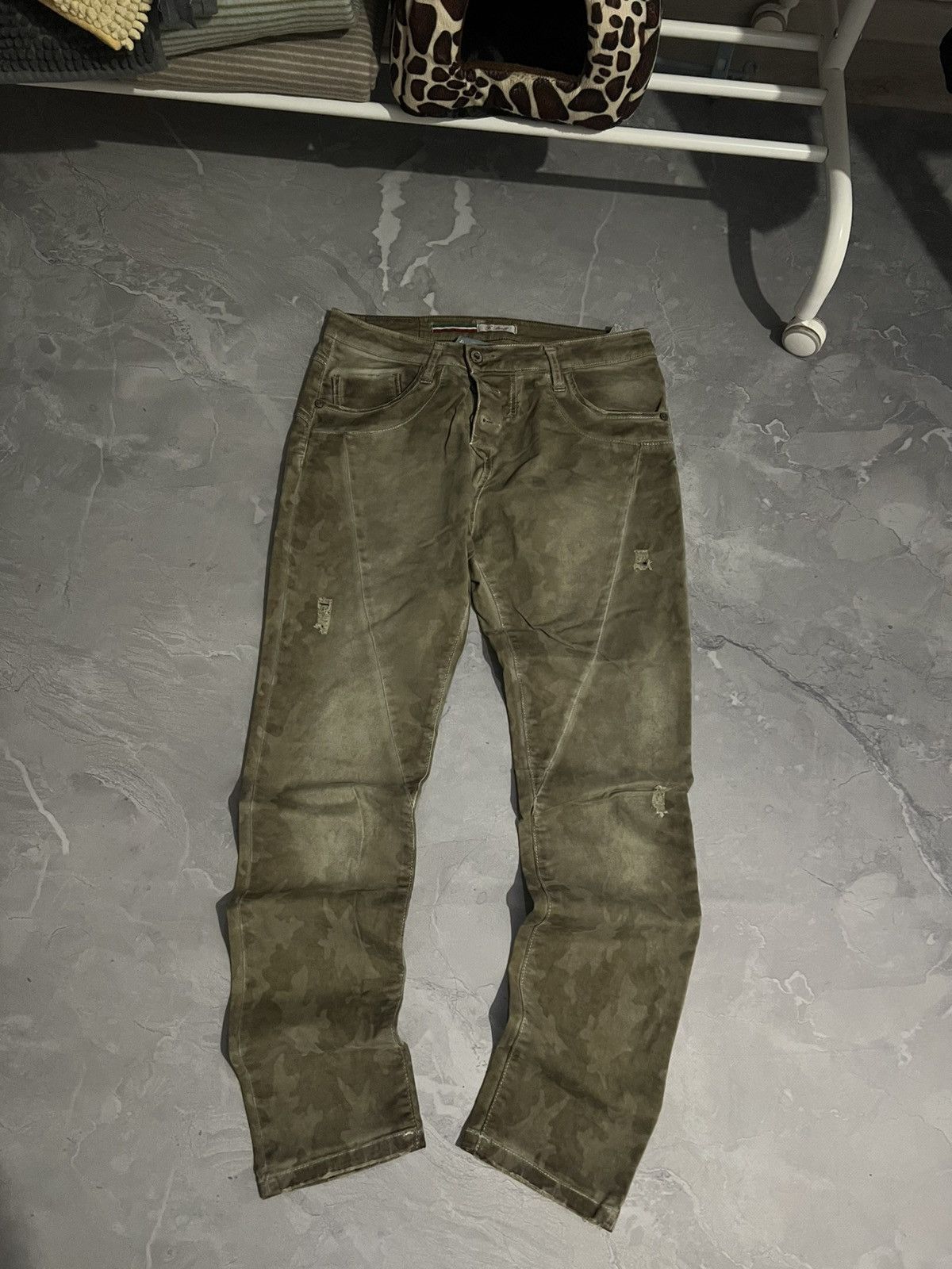 Japanese Brand Japanese Archive Slim Faded Jean / Number Nine Style Washed Size US 31 - 3 Thumbnail