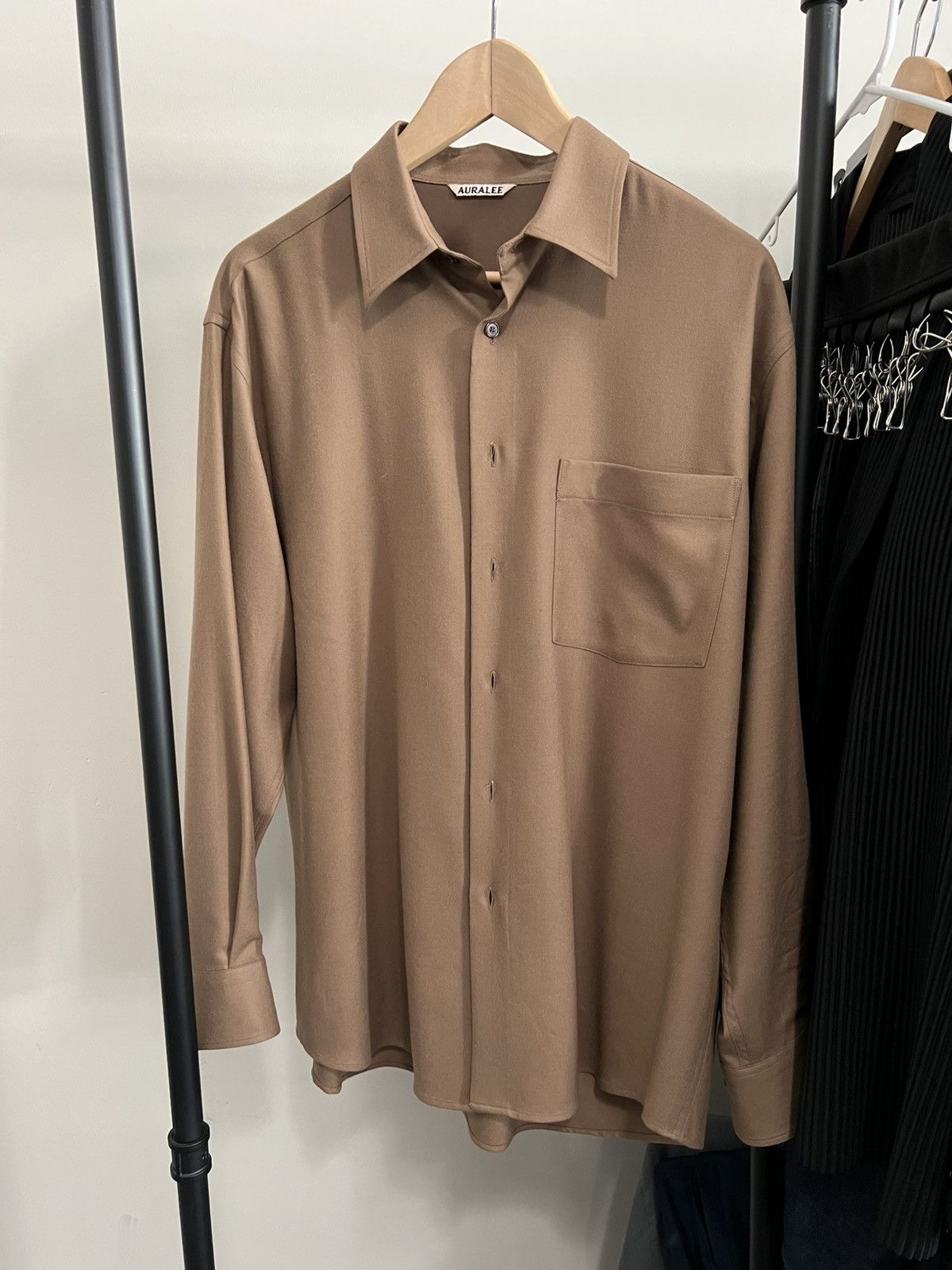 Auralee Wool Max Gabardine shirt size 5/XL | Grailed