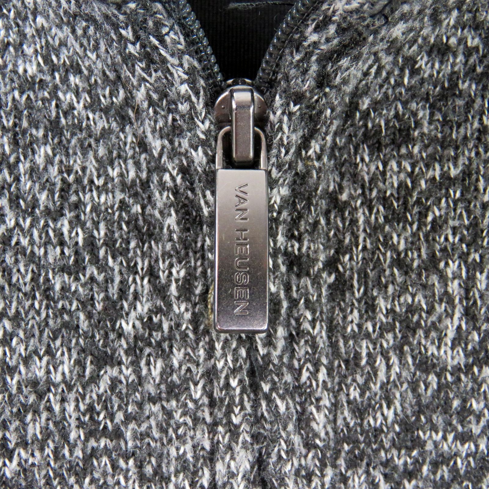 Van Heusen Van Heusen Classic Fit Charcoal Gray Pullover Sweater Medium Size US M / EU 48-50 / 2 - 4 Thumbnail