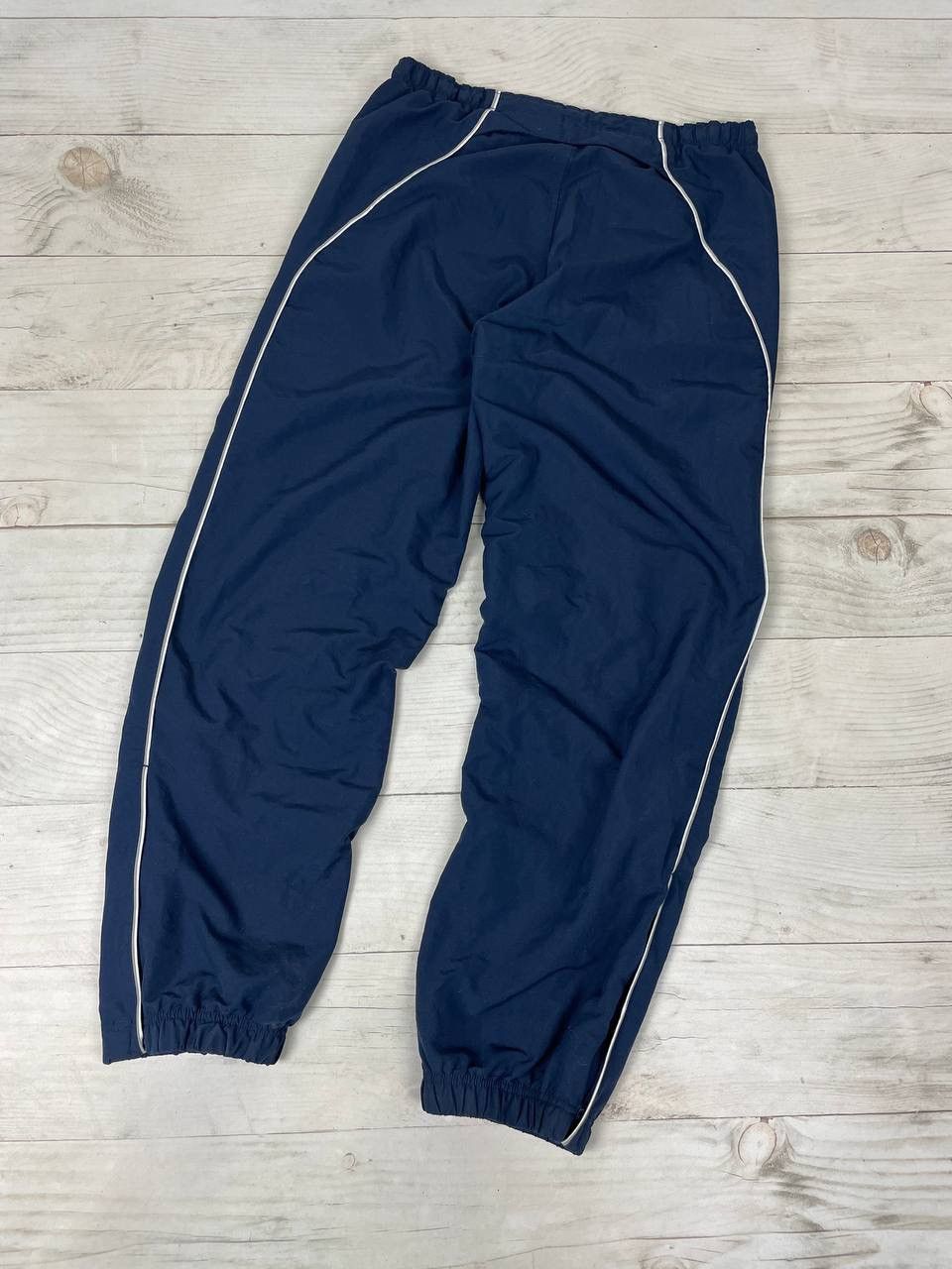 Vintage Nike Nylon Pants Striped Track 00s Swoosh Y2K