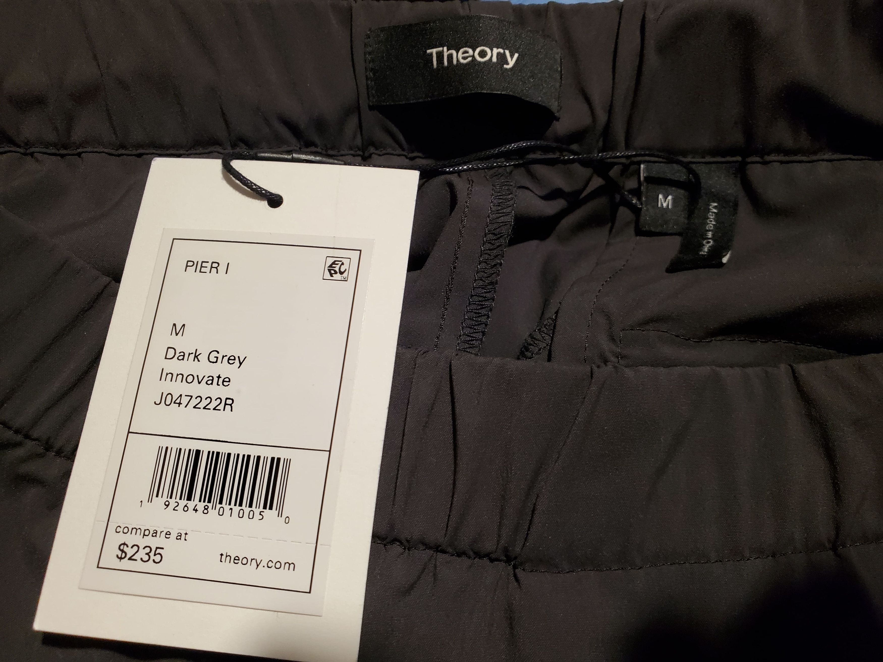 Theory Theory Pier I Tech Jogger Pants Sz M Size US 32 / EU 48 - 2 Thumbnail