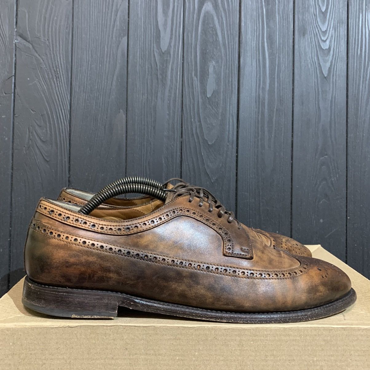 Silvano Sassetti Men’s Leather Brogue Size 8