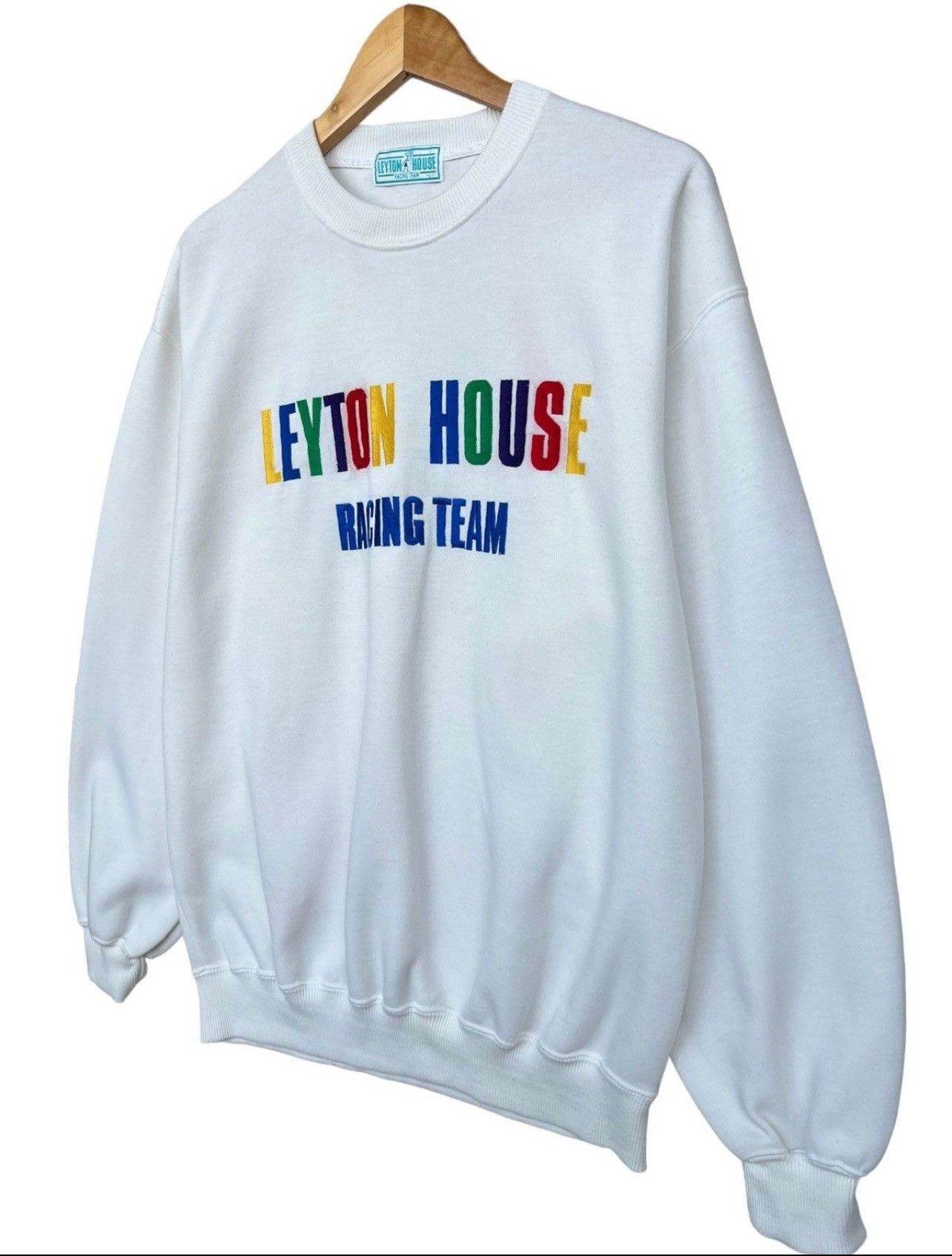 Formula 1 × Vintage Vintage Leyton House Embroidered Logo Pullover Sweatshirt Size US L / EU 52-54 / 3 - 3 Thumbnail