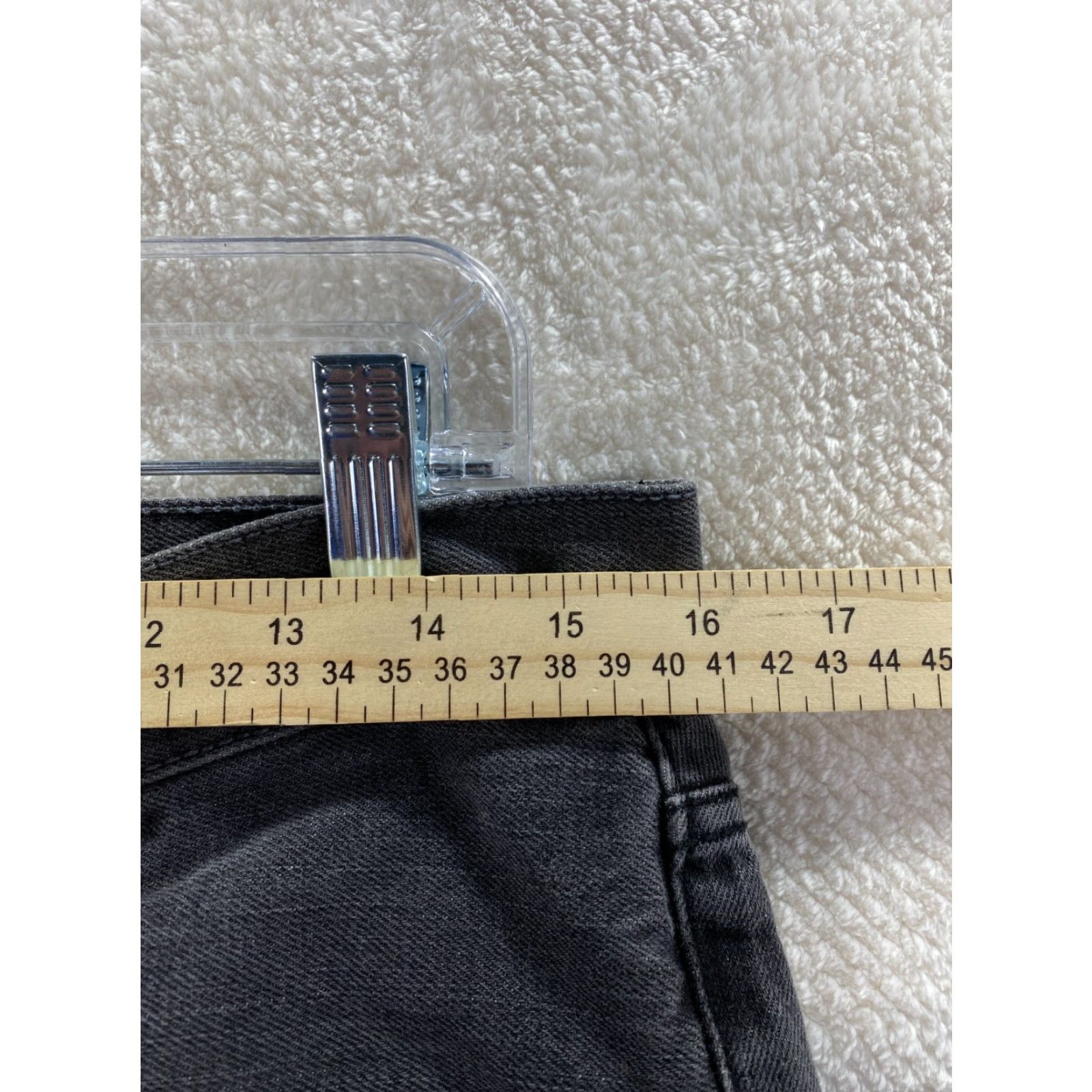 Vintage Arizona Black Skinny Jeans 31x32 Pants 100% Cotton Mens Jeans Size US 31 - 5 Thumbnail