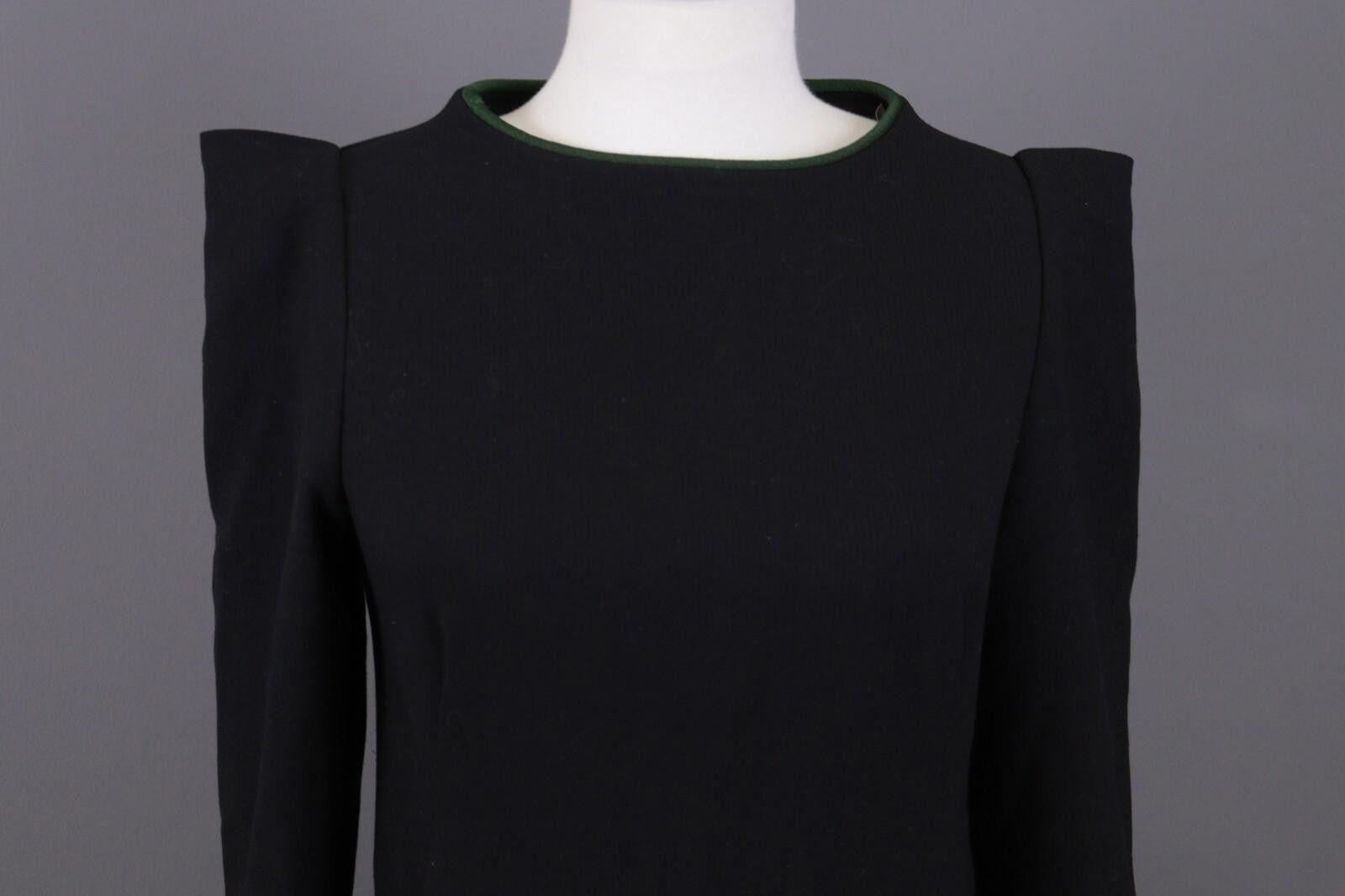 Designer Cop Copine Leora Robe Black A-Line Dress Size 40 Size M / US 6-8 / IT 42-44 - 2 Thumbnail