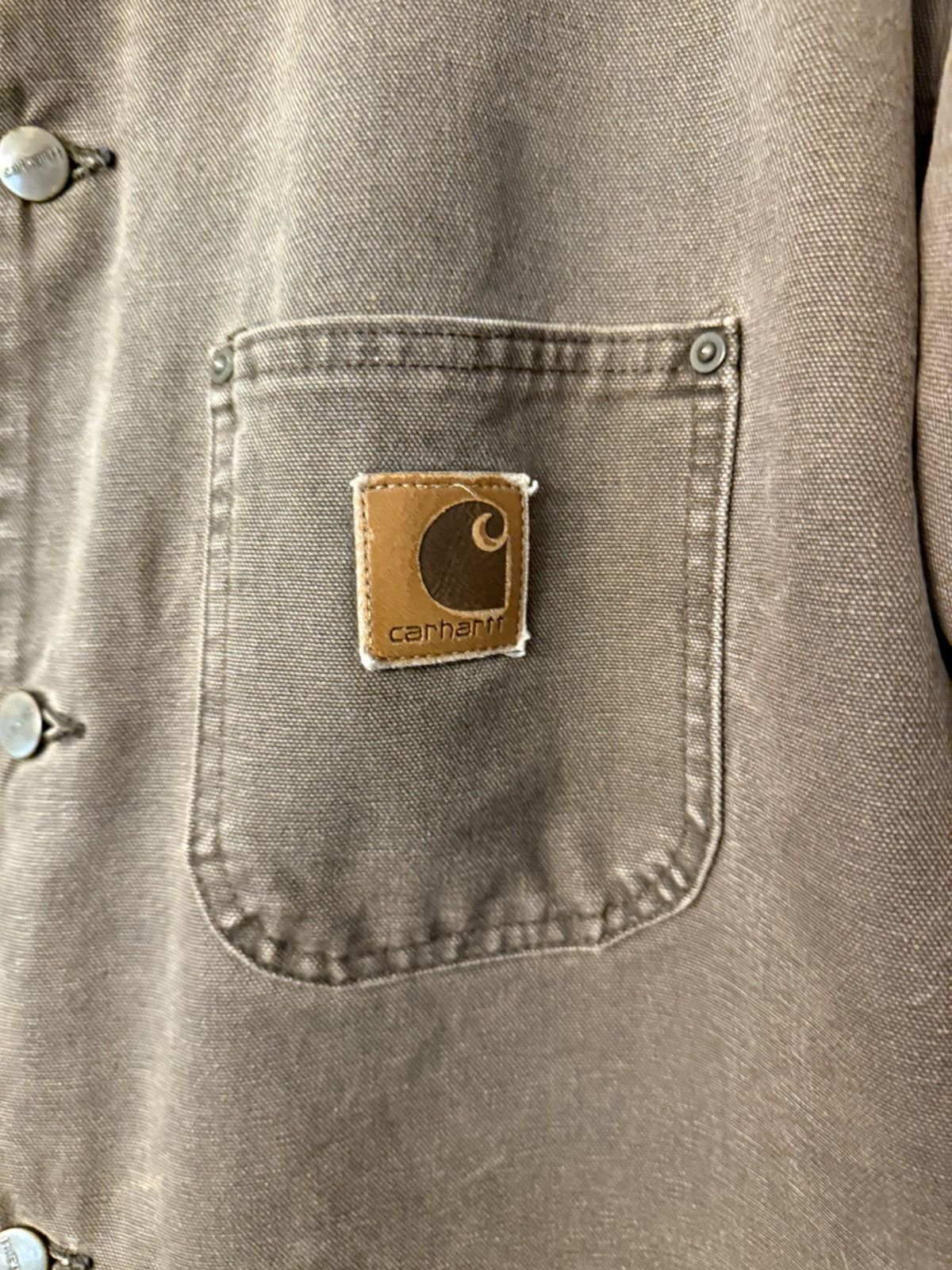 Carhartt Carhartt Chore Jacket Canvas 90s Vintage Size US XL / EU 56 / 4 - 3 Thumbnail