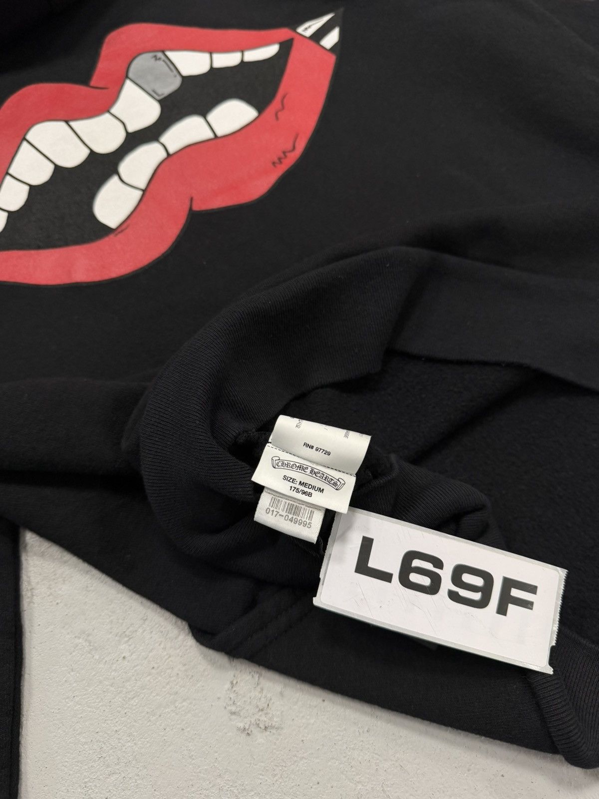 Chrome Hearts Chrome Hearts Matty Boy Horseshoe Lips Hoodie Black Medium Size US M / EU 48-50 / 2 - 6 Thumbnail