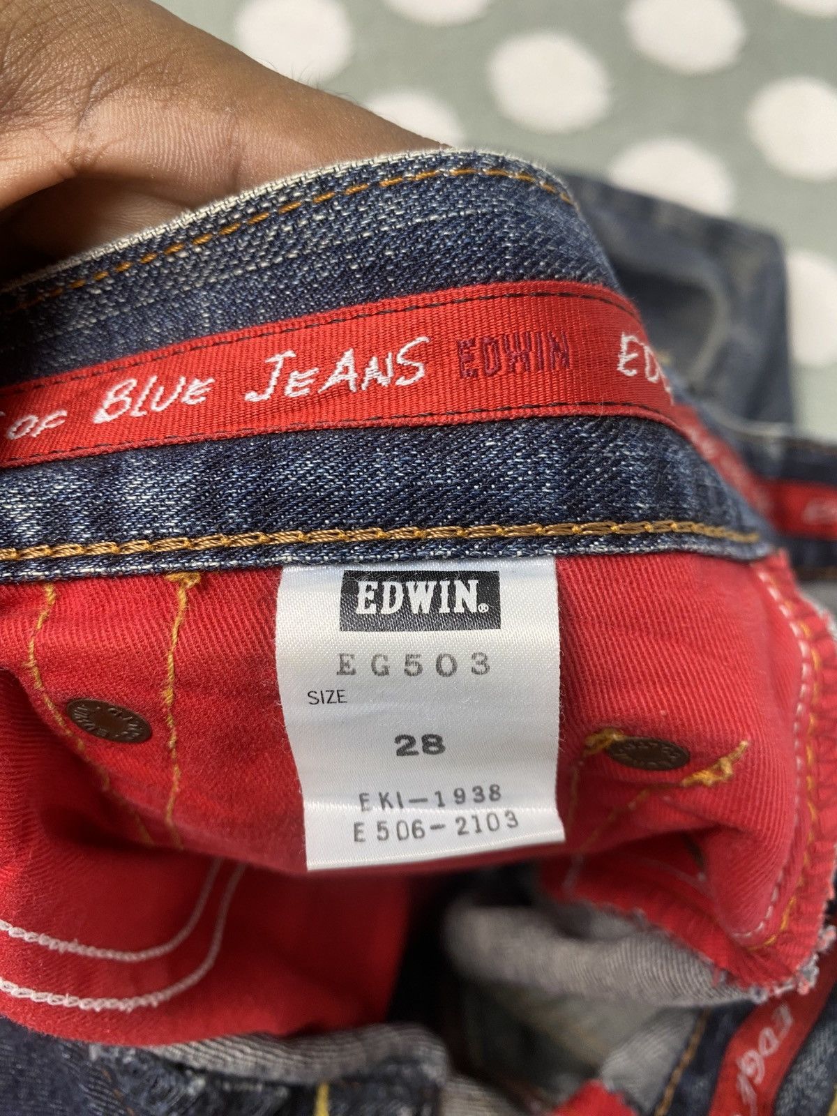Edwin DISTRESS EDWIN JEANS SIZE ON TAG 28 Size US 28 / EU 44 - 7 Thumbnail