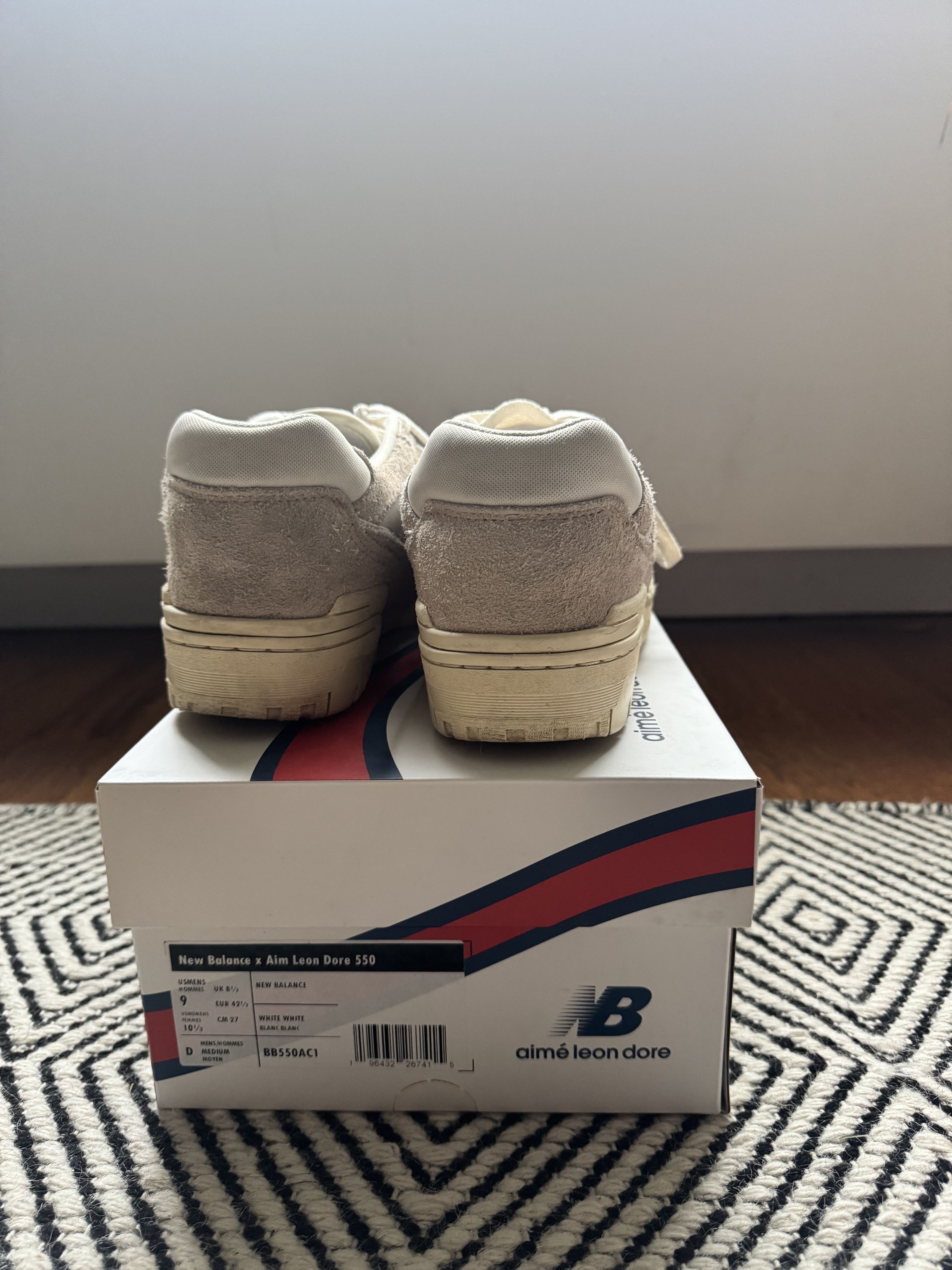 Aime Leon Dore × New Balance New Balance 550 Aime Leon Dore Grey Suede Size US 9 / EU 42 - 4 Thumbnail