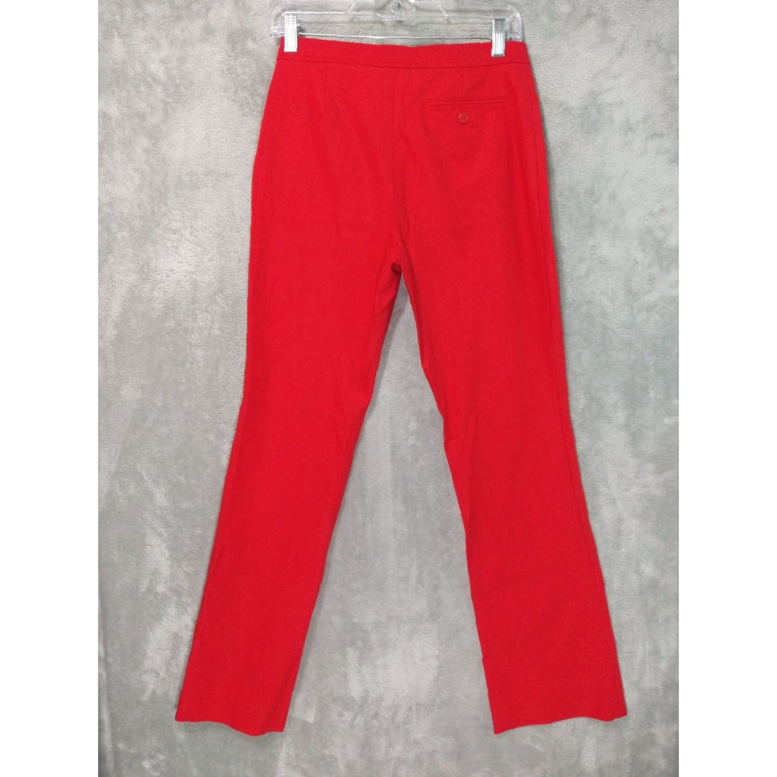 Ralph Lauren Ralph Lauren Pants Womens 8 Red Flared Leg Mid Rise Stretch Trouser Dress Pants City Preppy Mens Womens Girls Size 30" / US 8 / IT 44 - 2 Thumbnail
