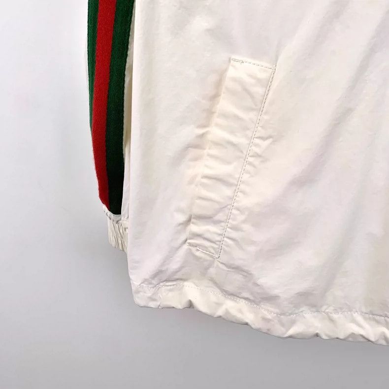 Gucci Gucci Beige Striped Cotton Hoodie Sweatshirt-2505 Size L / US 10 / IT 46 - 5 Thumbnail