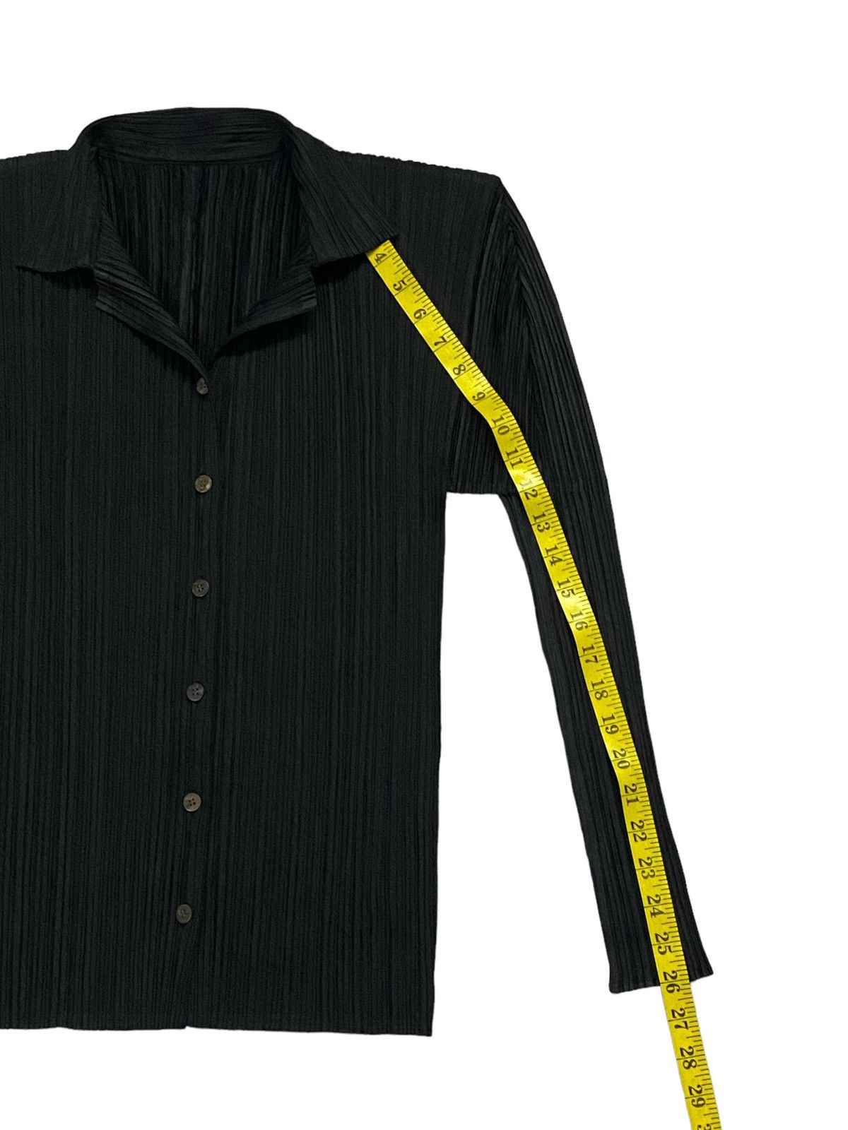 Issey Miyake Pleats Please Pleated Basics Button Ups Size L / US 10 / IT 46 - 12 Thumbnail