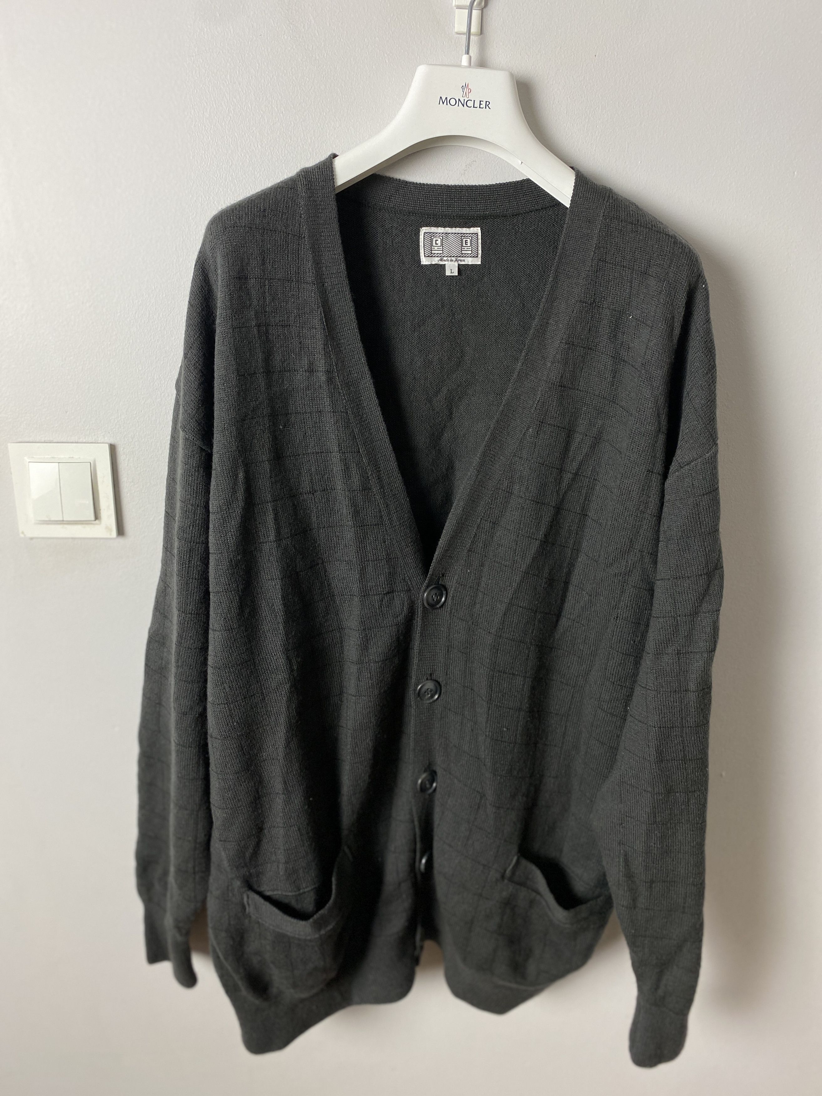 Cav Empt × Japanese Brand Cav Empt checkered cardigan sweater jumper knitwear Size US L / EU 52-54 / 3 - 1 Thumbnail