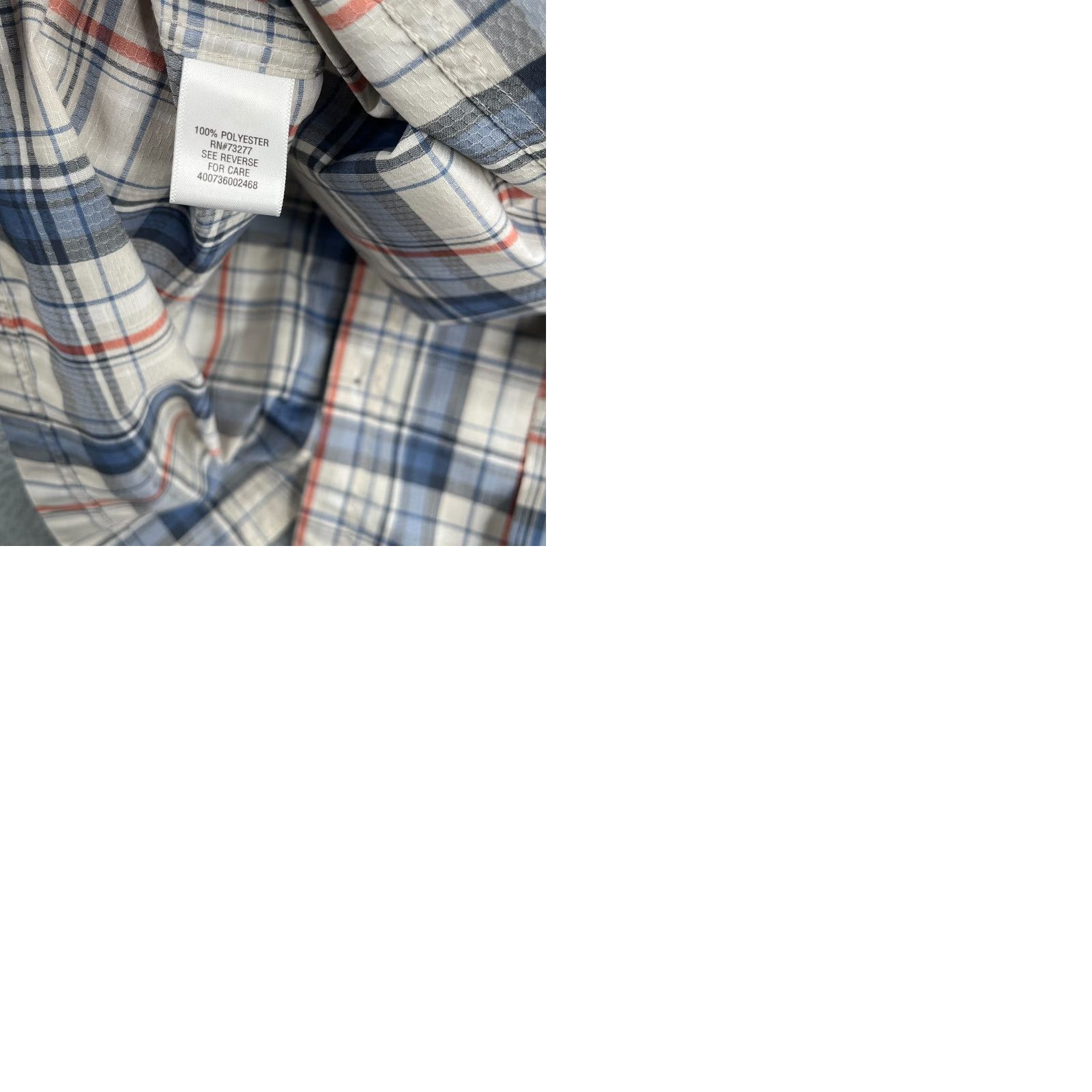 Croft & Barrow Croft & Barrow Quick Dry Shirt Plaid White Multicolor Short Sleeve Button Up L Mens Regular Casual Size US L / EU 52-54 / 3 - 9 Thumbnail