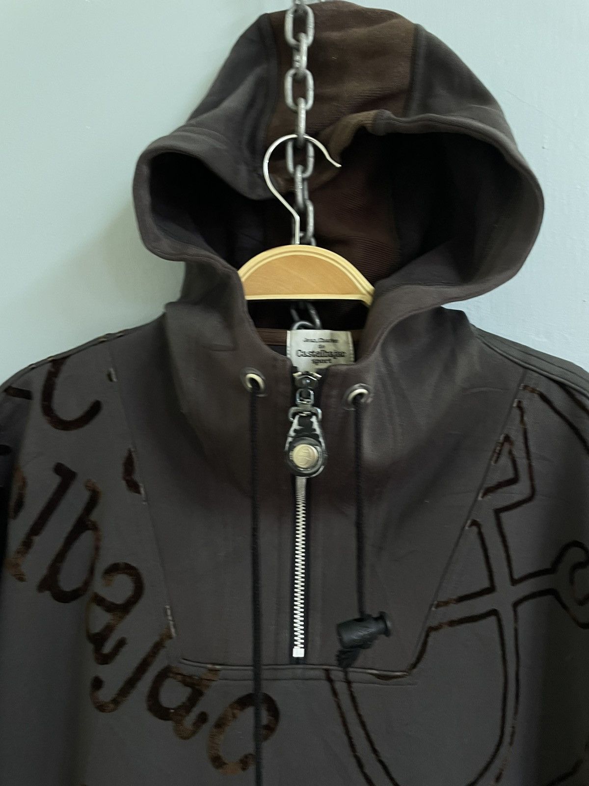 Jean Charles De Castelbajac Vintage Jean Charles de Castelbajac sport half zip hoodie Size US L / EU 52-54 / 3 - 4 Thumbnail