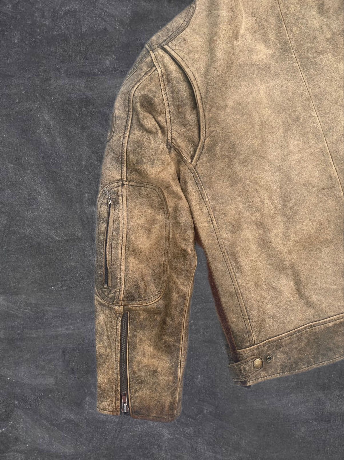 Vintage Vintage Y2K leather racing jacket MOTO Aviatrix Size US L / EU 52-54 / 3 - 9 Thumbnail