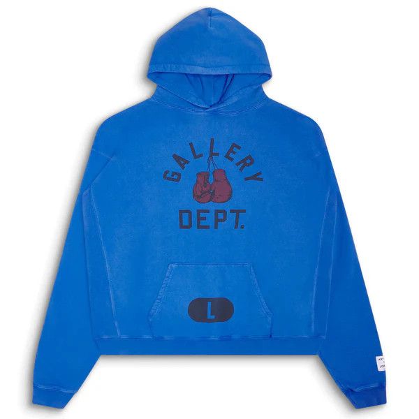 Gallery Dept. o1mle0725 Boxing Merch Zip Hoodie in Royal Blue Size US L / EU 52-54 / 3 - 1 Thumbnail