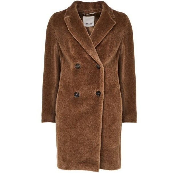 Max Mara MAX MARA Roseto Double Breasted Brown Wool Long Coat New & A Size XS / US 0-2 / IT 36-38 - 1 Thumbnail