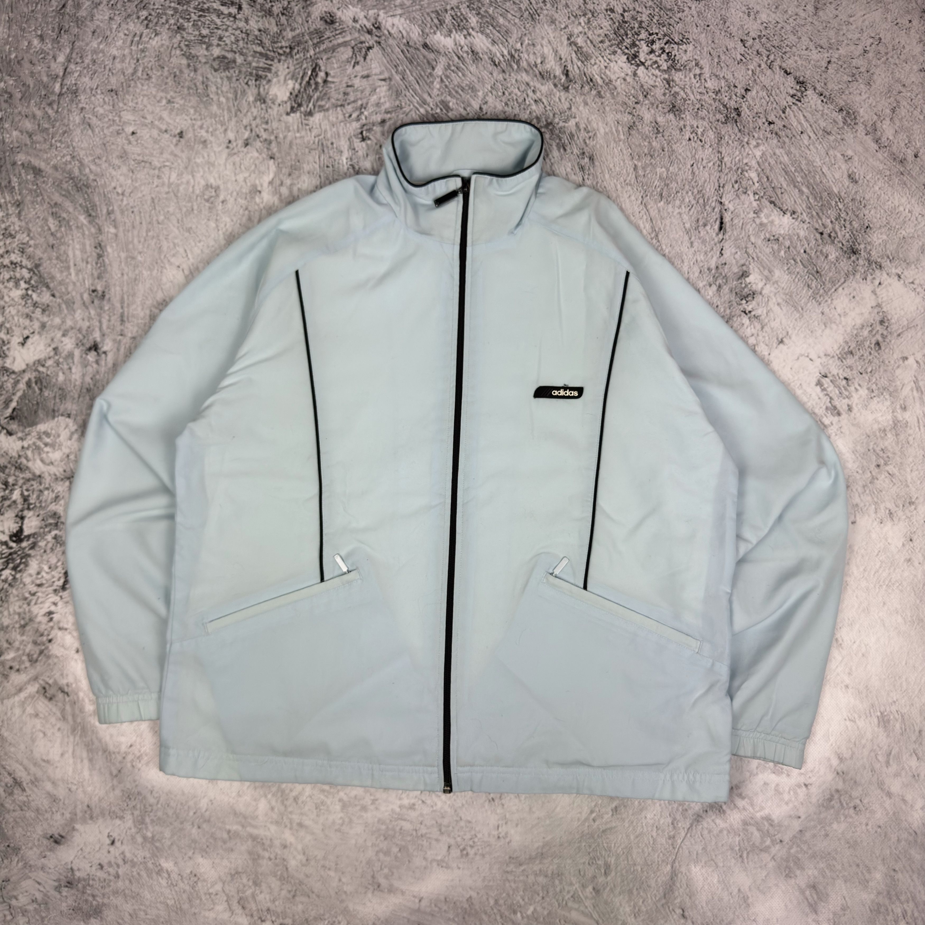Adidas Adidas Men's Light Blue Full Zip Windbreaker Jacket Large Size US L / EU 52-54 / 3 - 2 Thumbnail