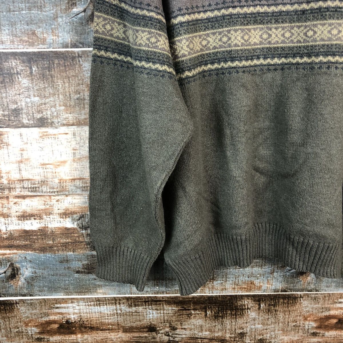 Vintage DL Apoy Green Knitwear #C480 Size US XL / EU 56 / 4 - 16 Thumbnail