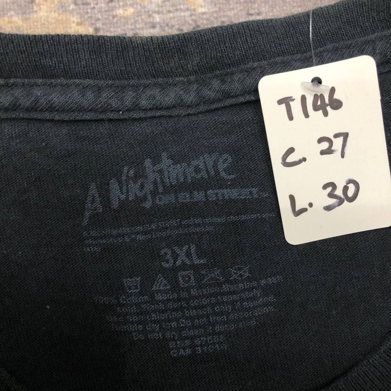 Other T146 SUN FADED A NIGHTMARE ON ELM STREET VTG MOVIE TEE Size US XXL / EU 58 / 5 - 6 Thumbnail