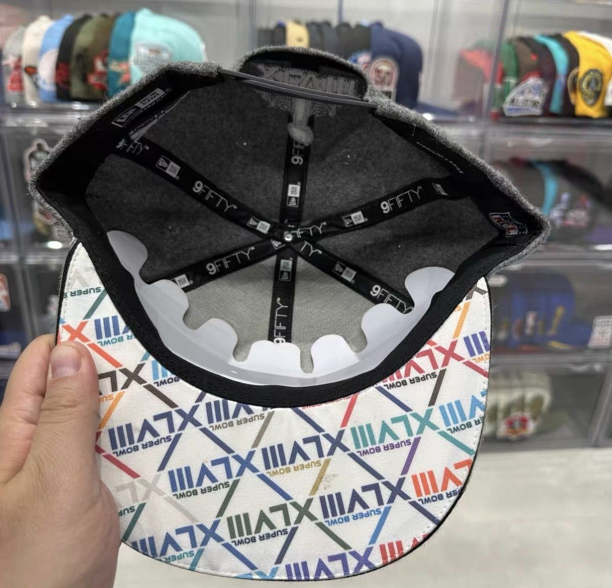 New Era New Era NFL Super Bowl Wool Flat Brim Baseball Cap J32 Size ONE SIZE - 6 Thumbnail