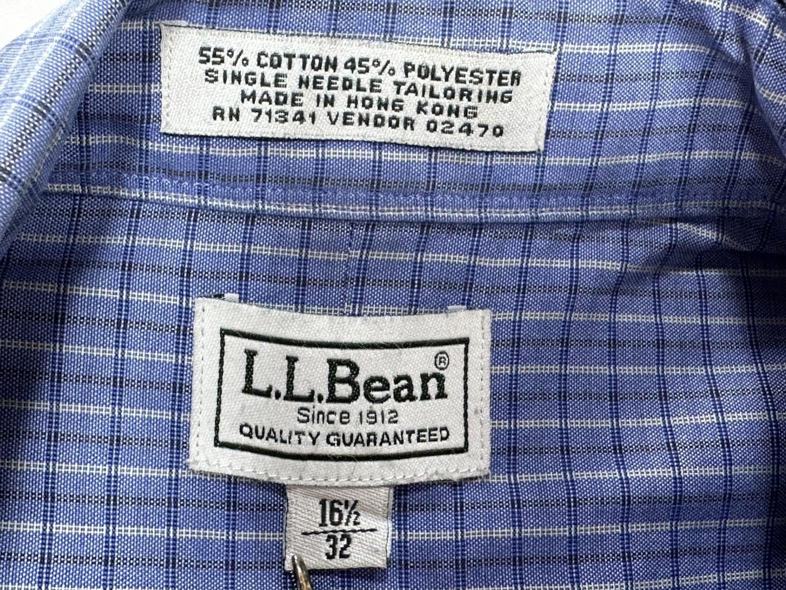 L.L. Bean LL Bean Cotton Blend Oxford Button Up Shirt Mens Blue XL Size US XL / EU 56 / 4 - 3 Thumbnail