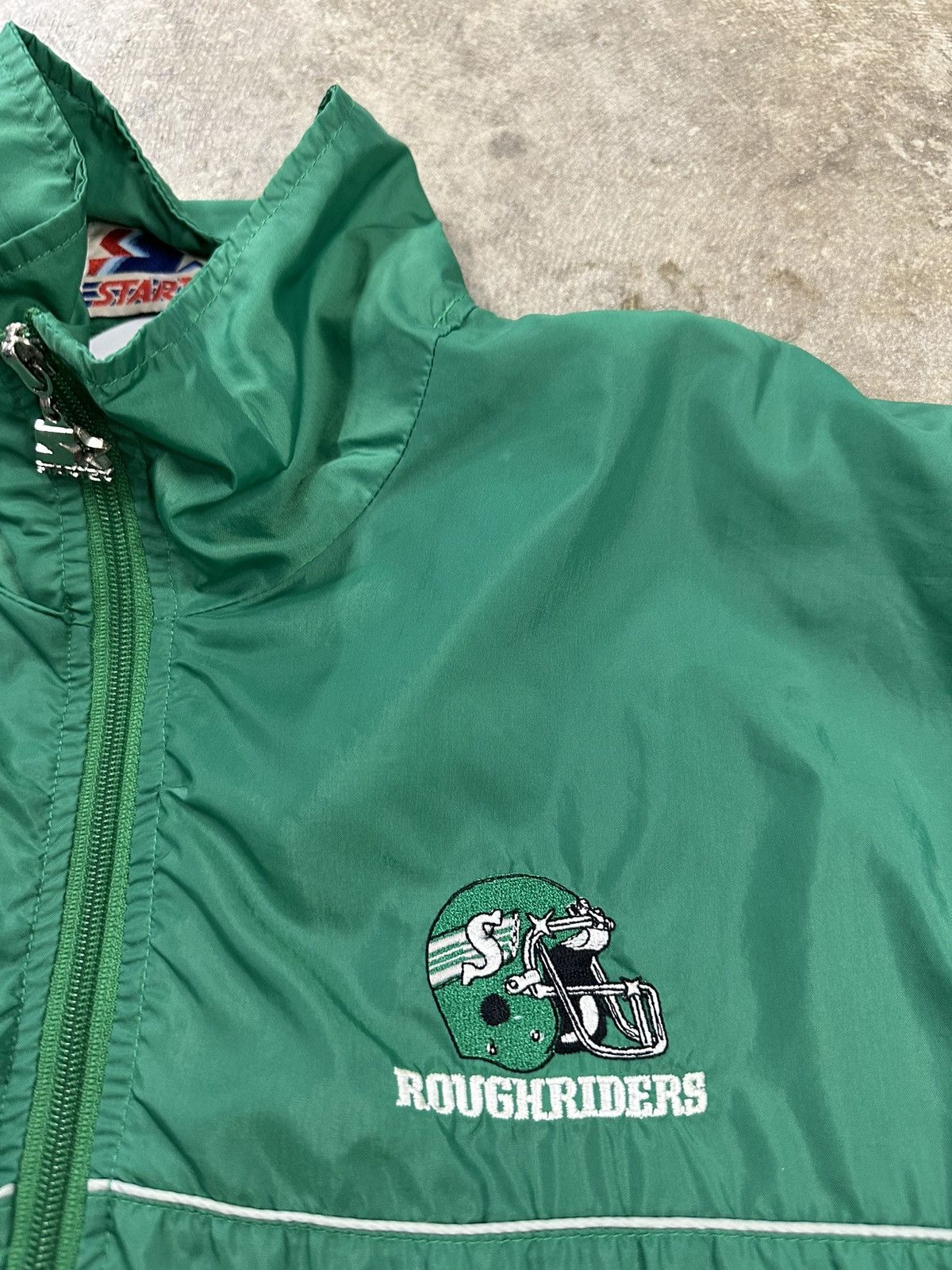 Starter Vintage 80s Starter Saskatchewan Rough Riders CFL Jacket Size US L / EU 52-54 / 3 - 6 Thumbnail