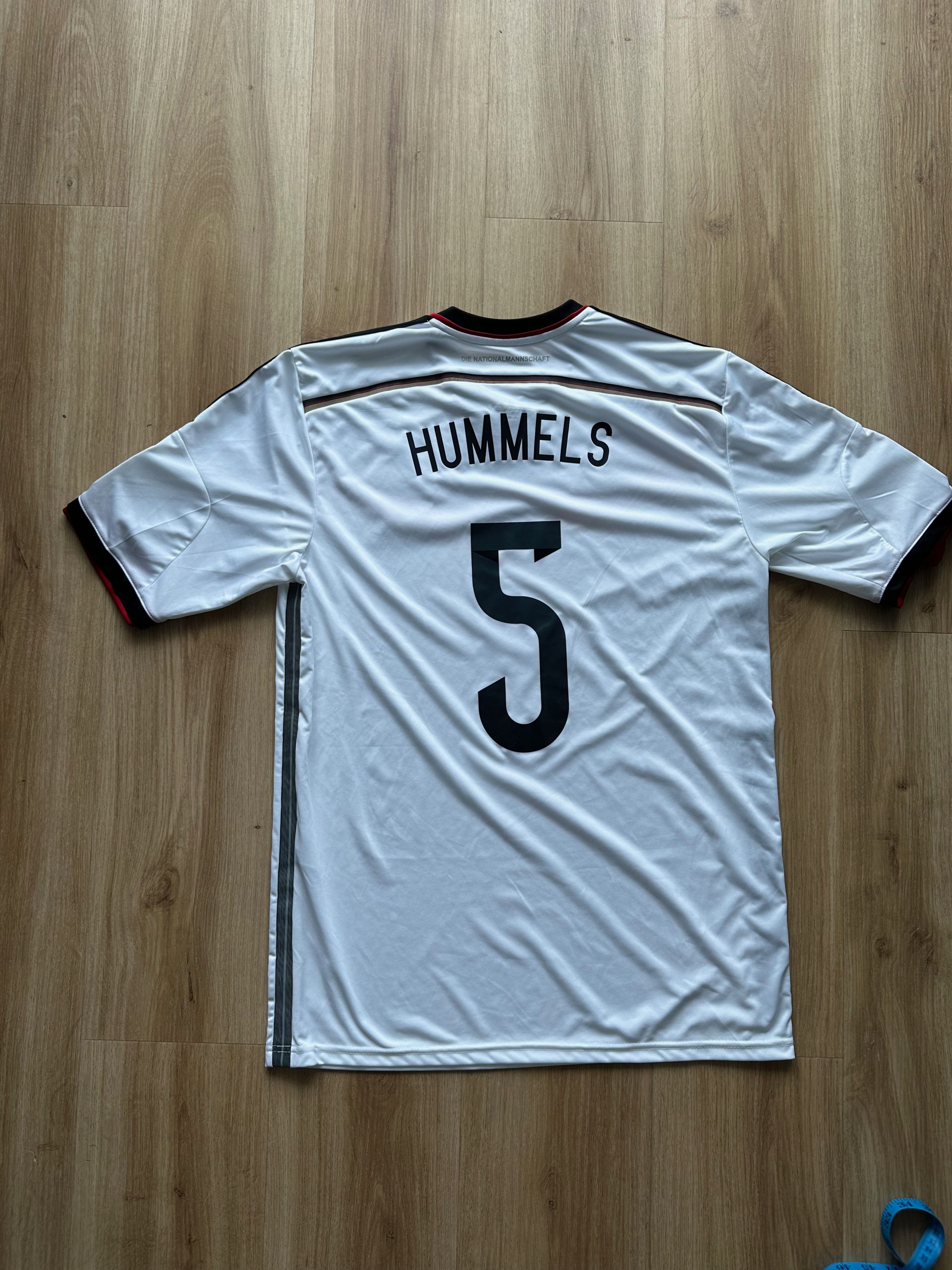 Vintage REPLICA 2014 Germany Deutschland #5 Hummels home jersey Size US XL / EU 56 / 4 - 13 Thumbnail